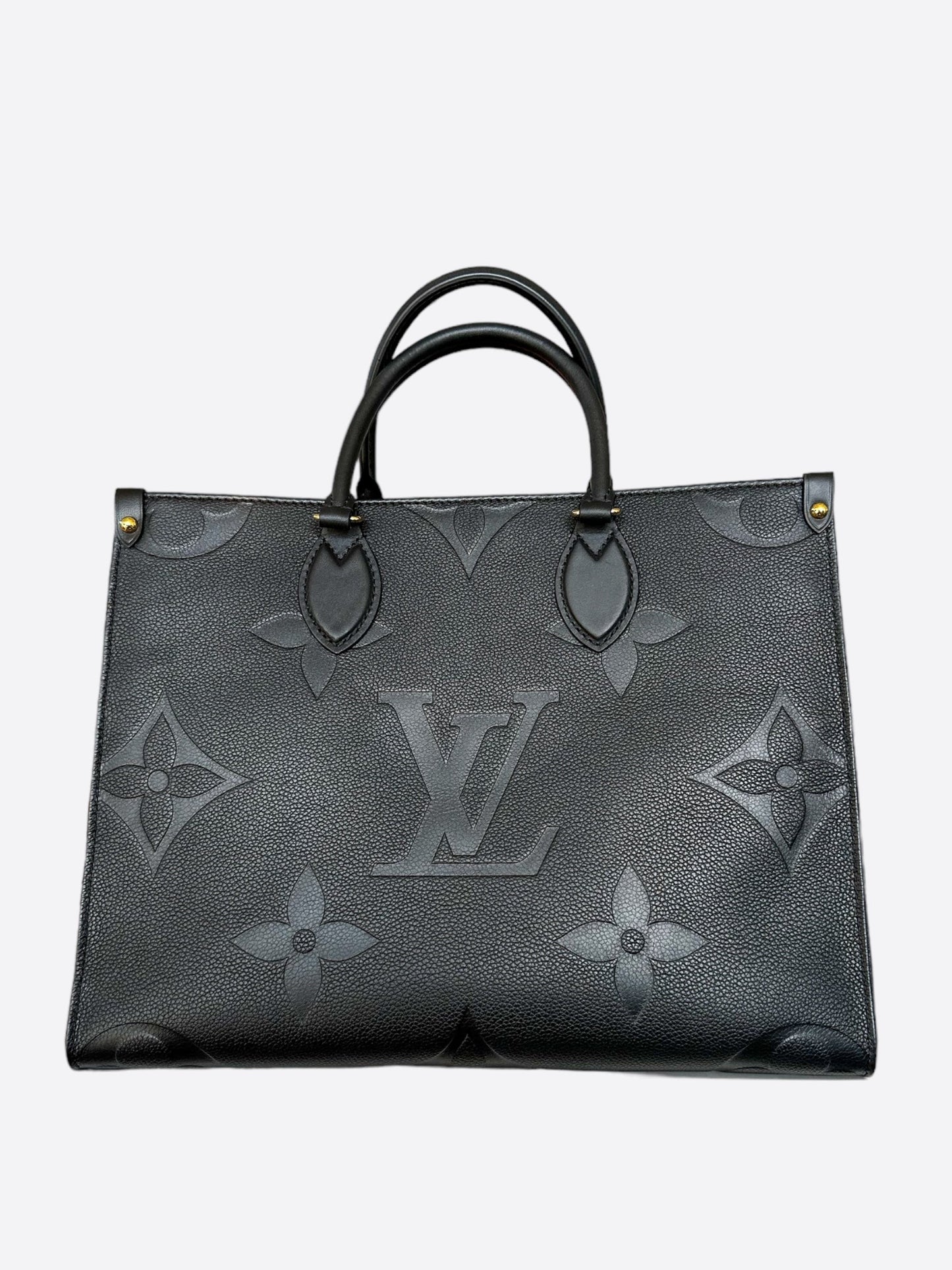 Louis Vuitton Black Monogram Empreinte OnTheGo MM