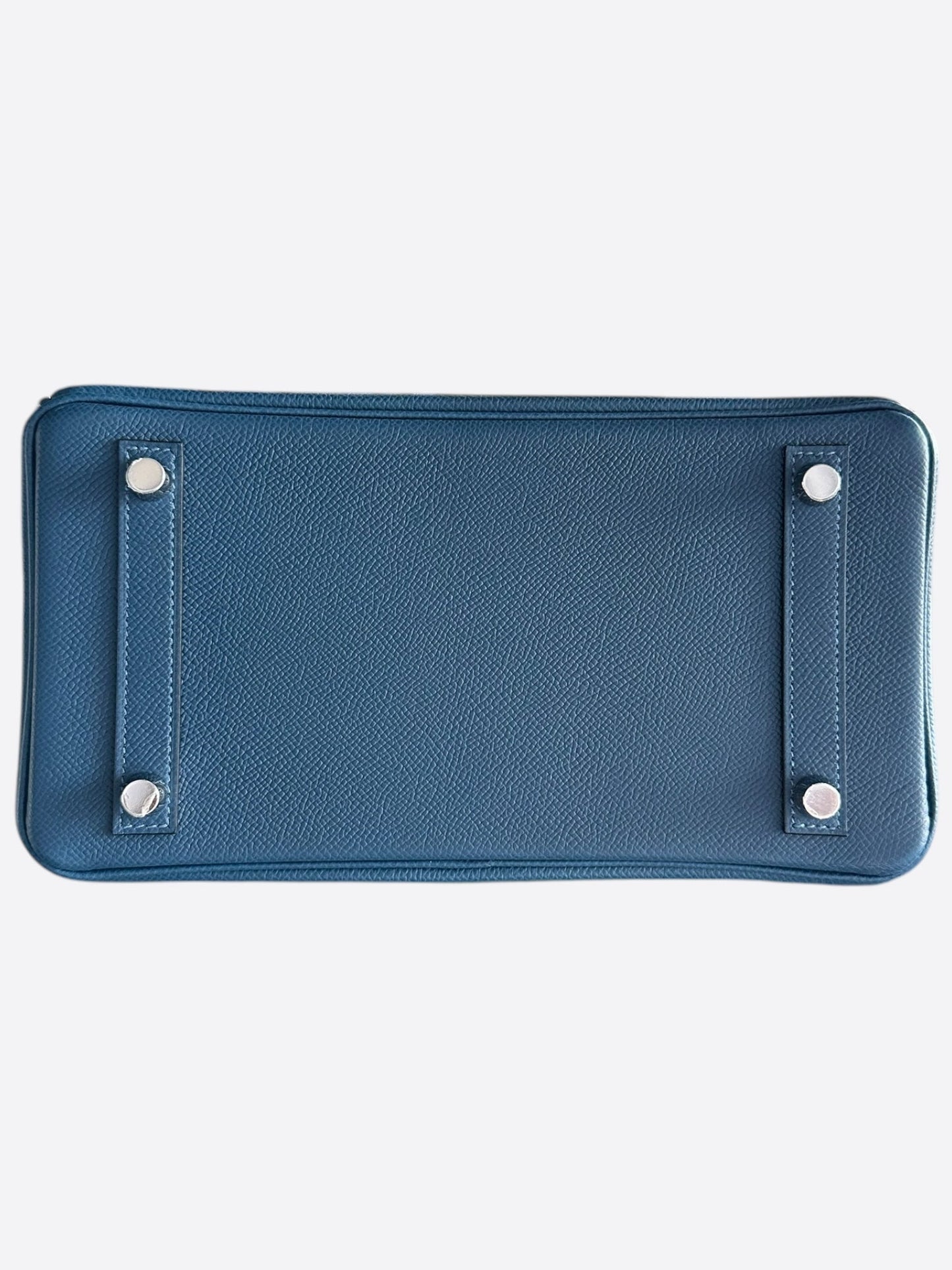Hermes Blue Tri-Color Epsom Birkin 25