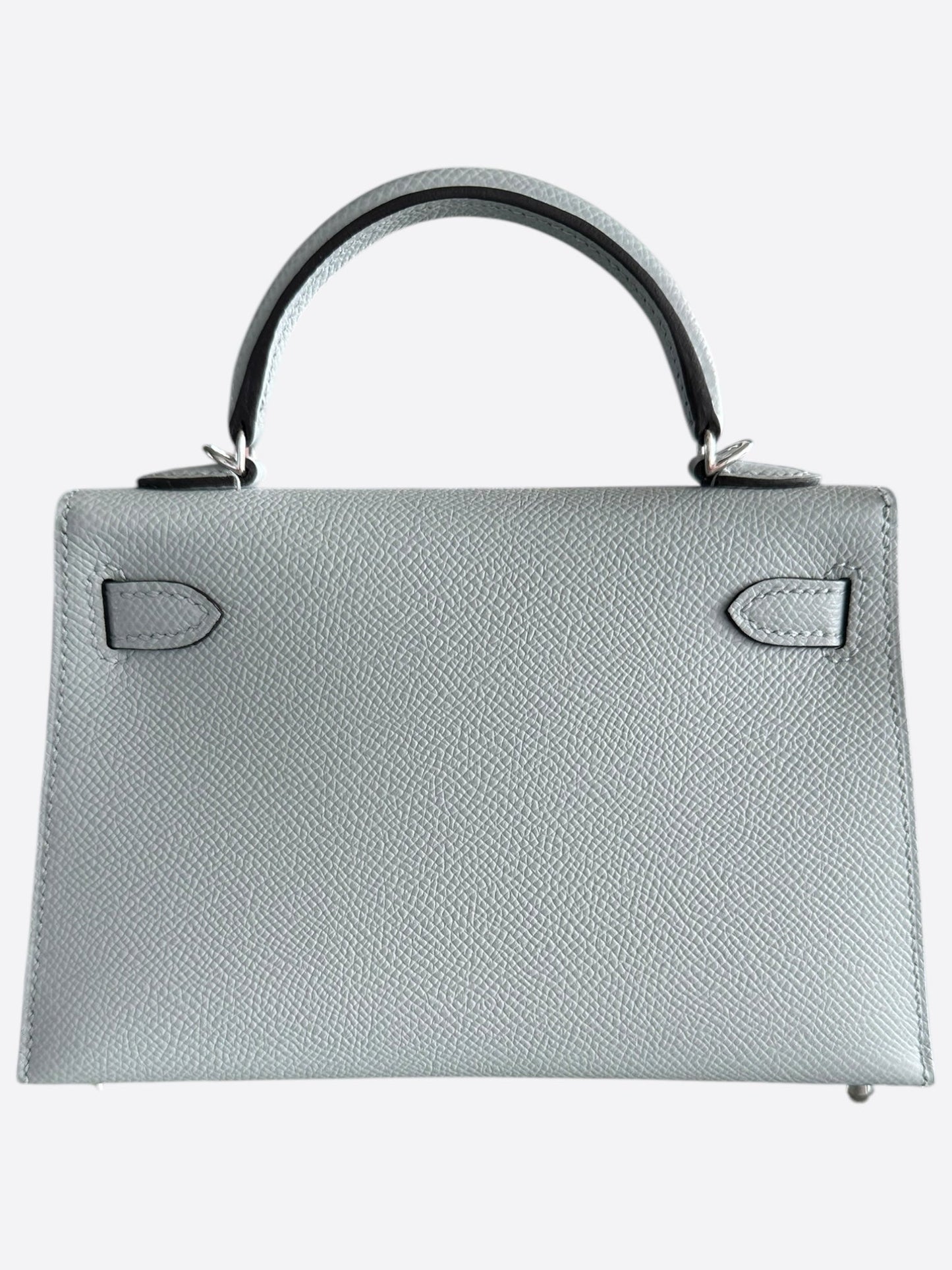 Hermes Blue Glacier Epsom Mini Kelly 20