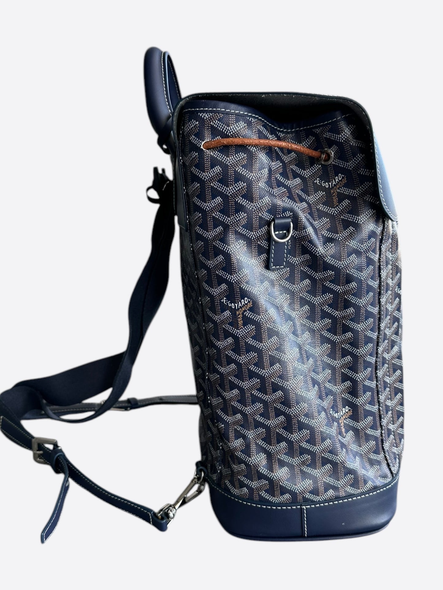 Goyard Navy Alpin Backpack