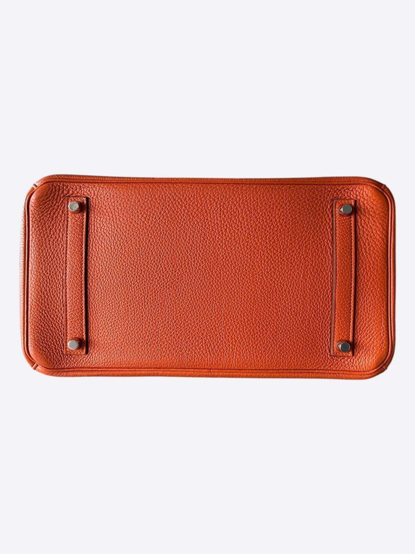 Hermes Orange Togo Birkin 30