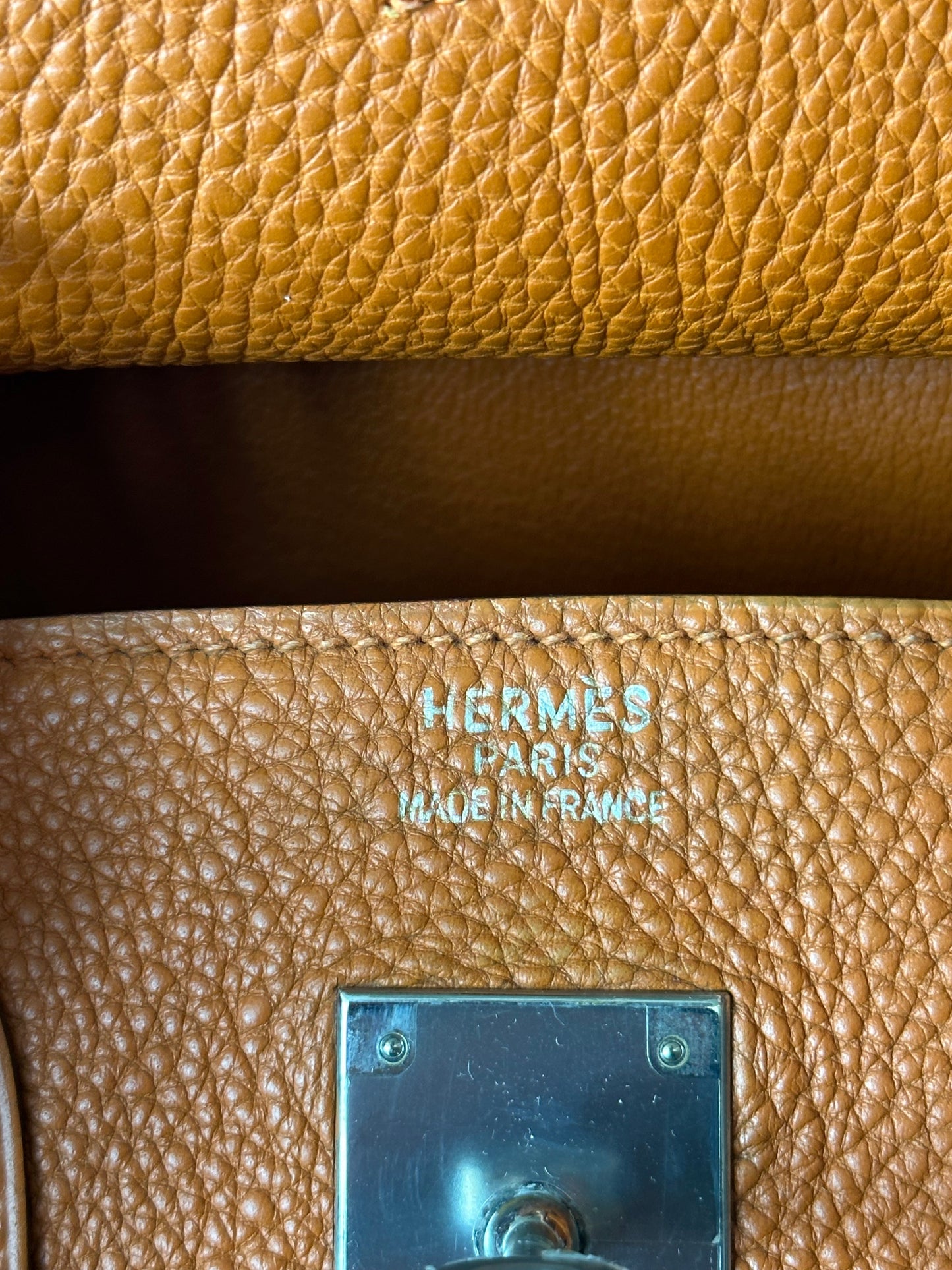 Hermes Orange Togo Birkin 35