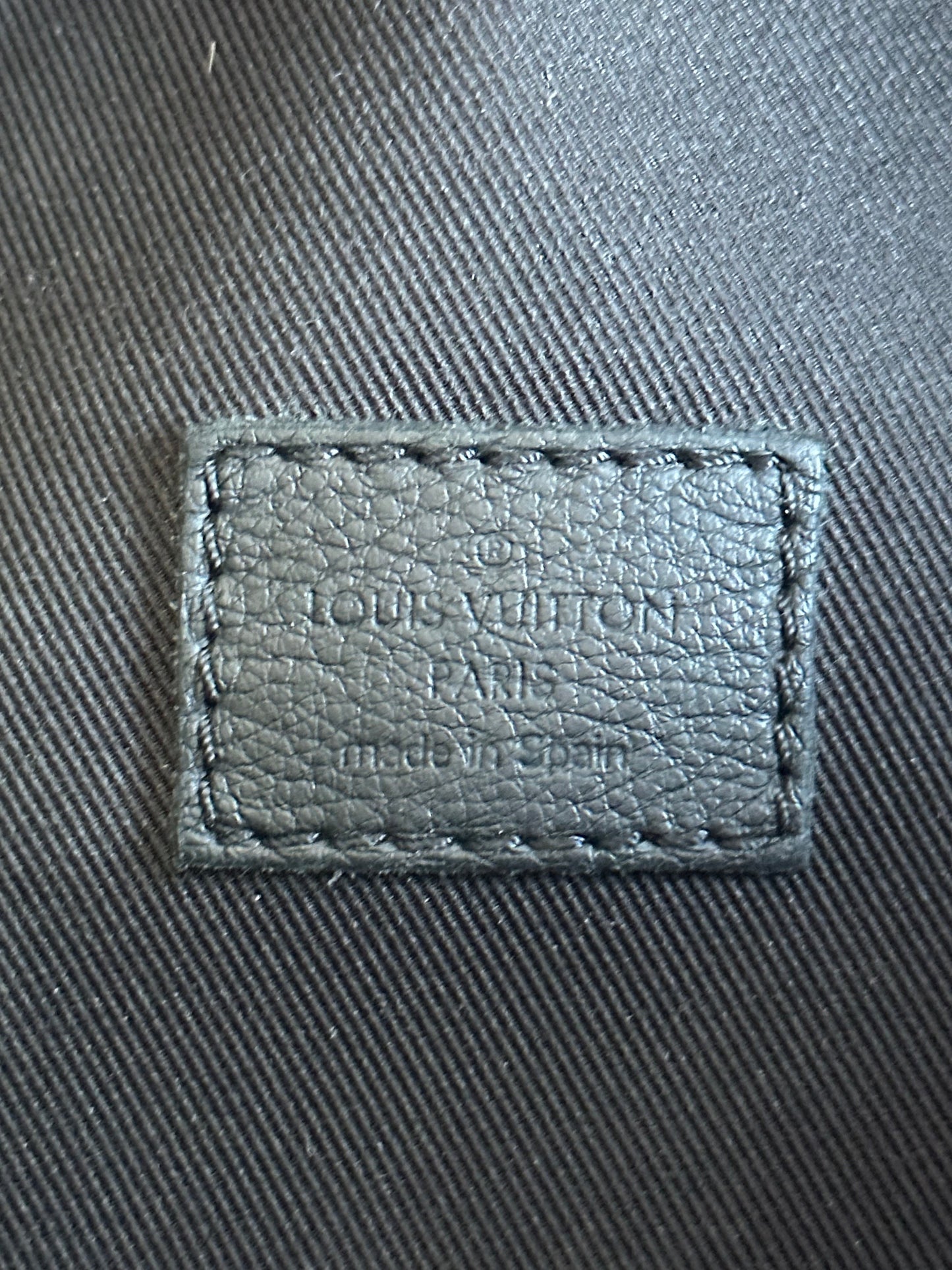 Louis Vuitton Black Shadow Monogram Rush Bumbag