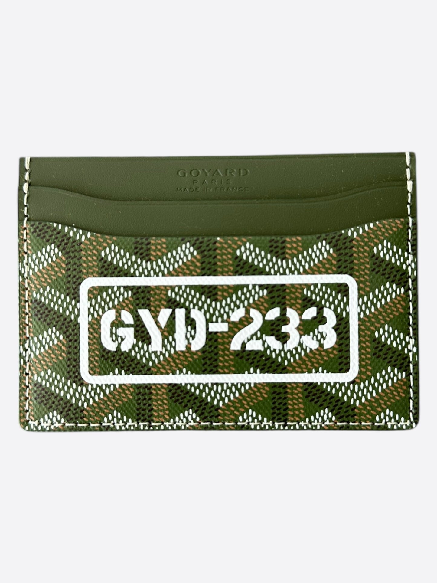 Goyard Khaki Saint Sulpice Card Holder