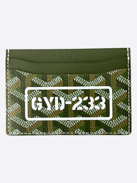 Goyard Khaki Saint Sulpice Card Holder