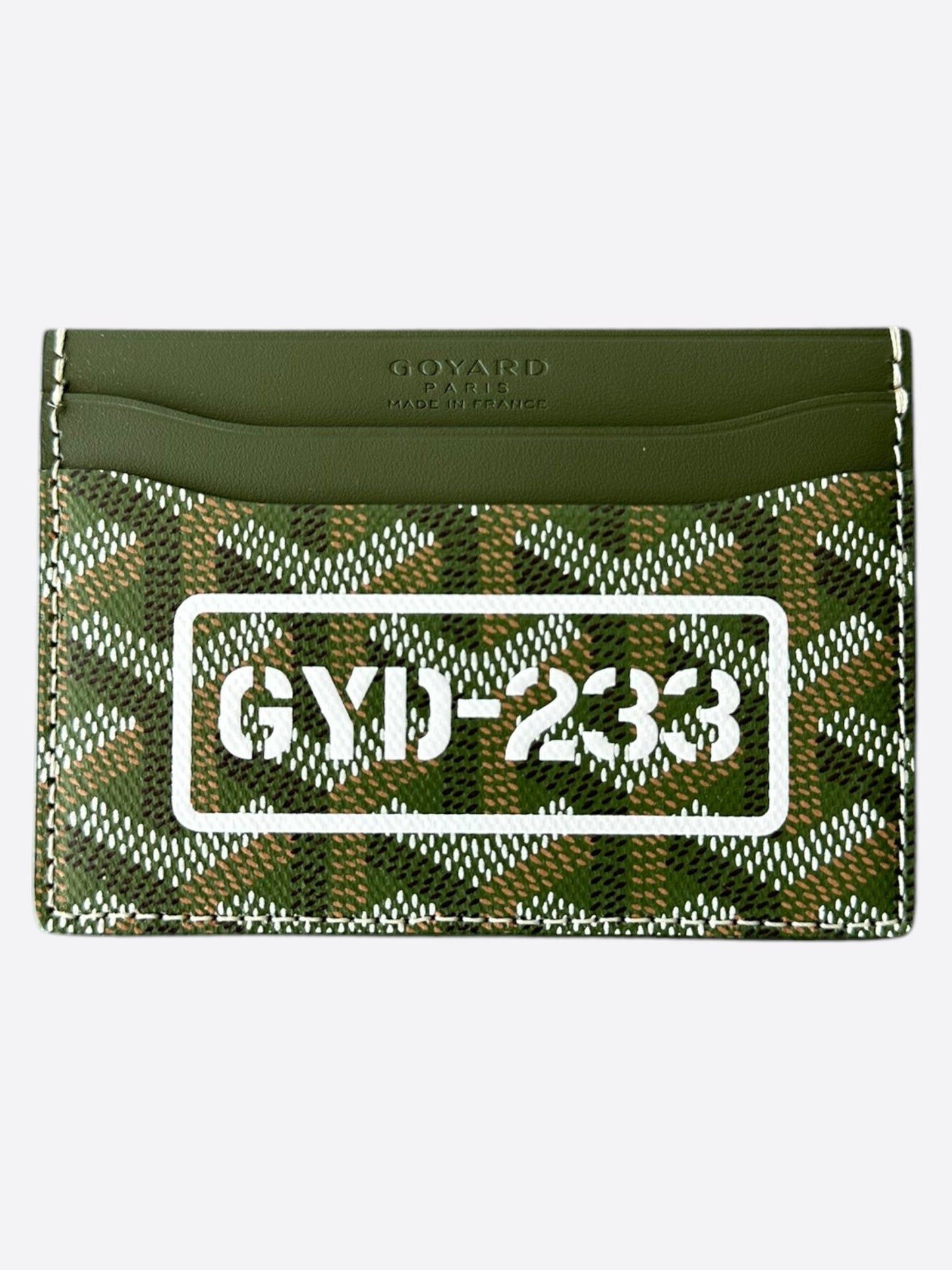 Goyard Khaki Saint Sulpice Card Holder