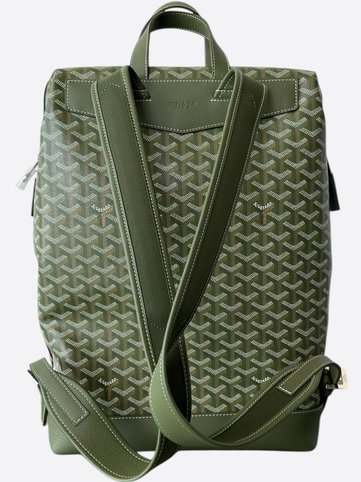 Goyard Khaki Cisalpin Backpack