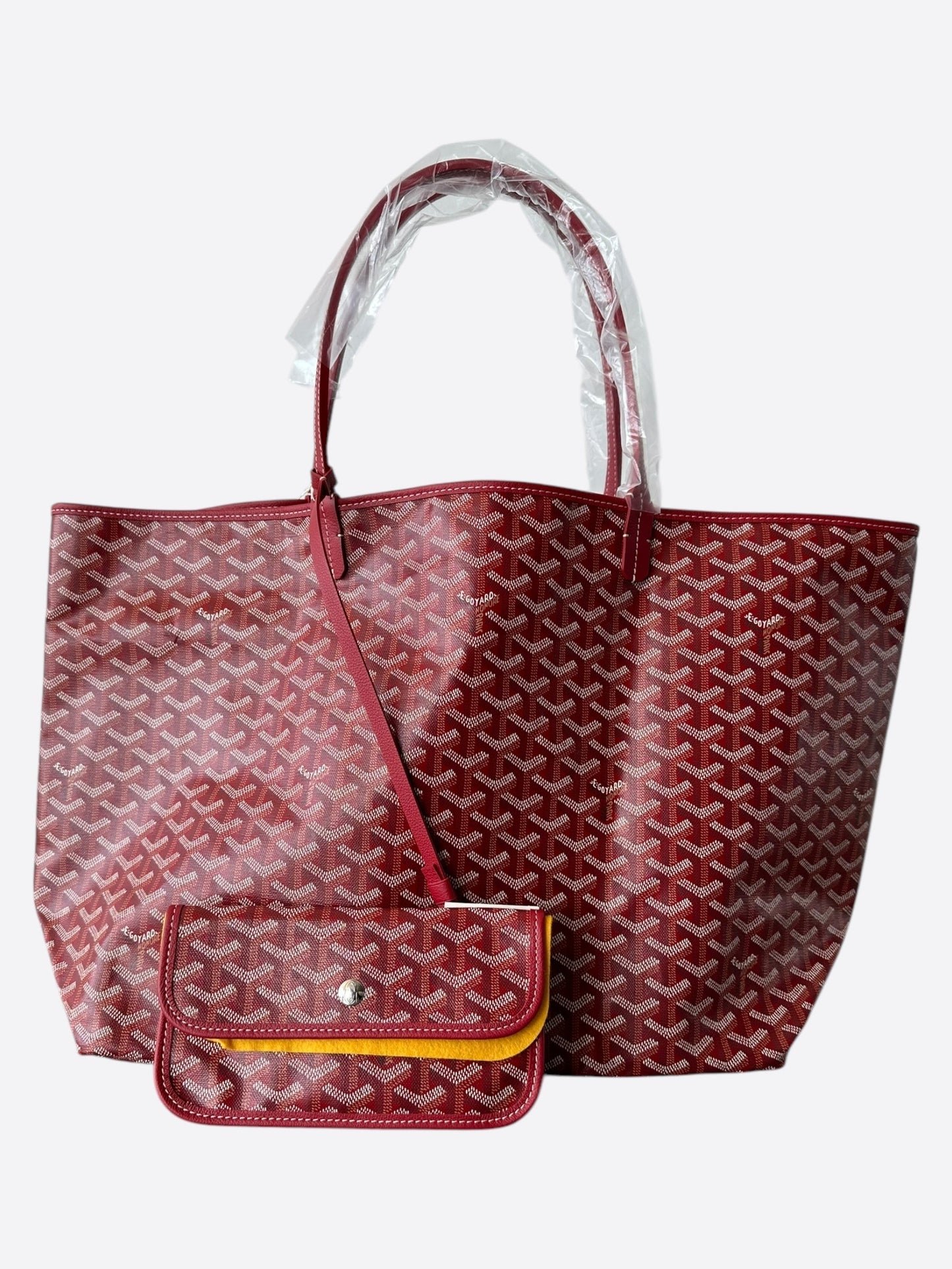 Goyard Red St. Louis GM Tote Bag