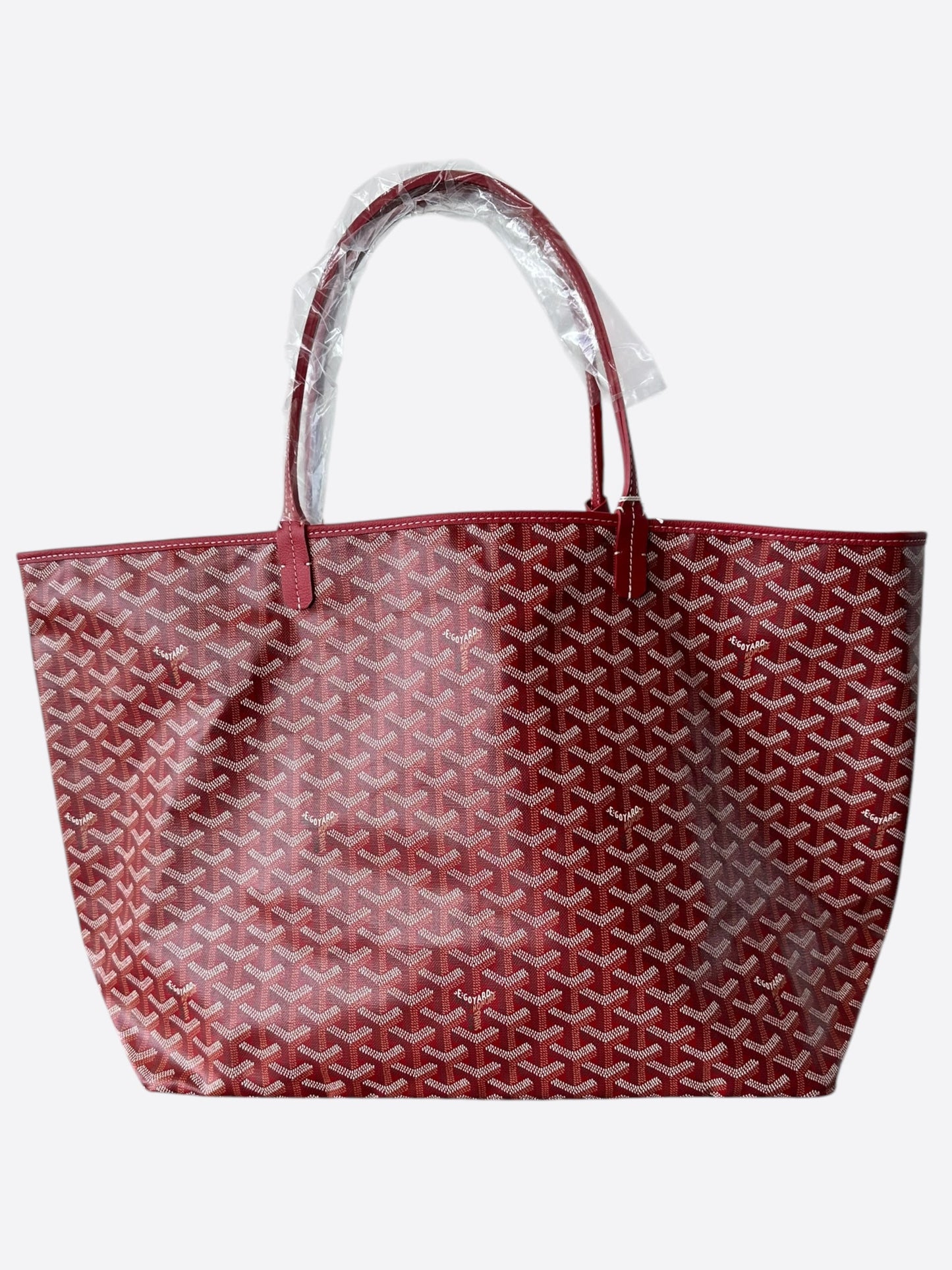 Goyard Red St. Louis GM Tote Bag