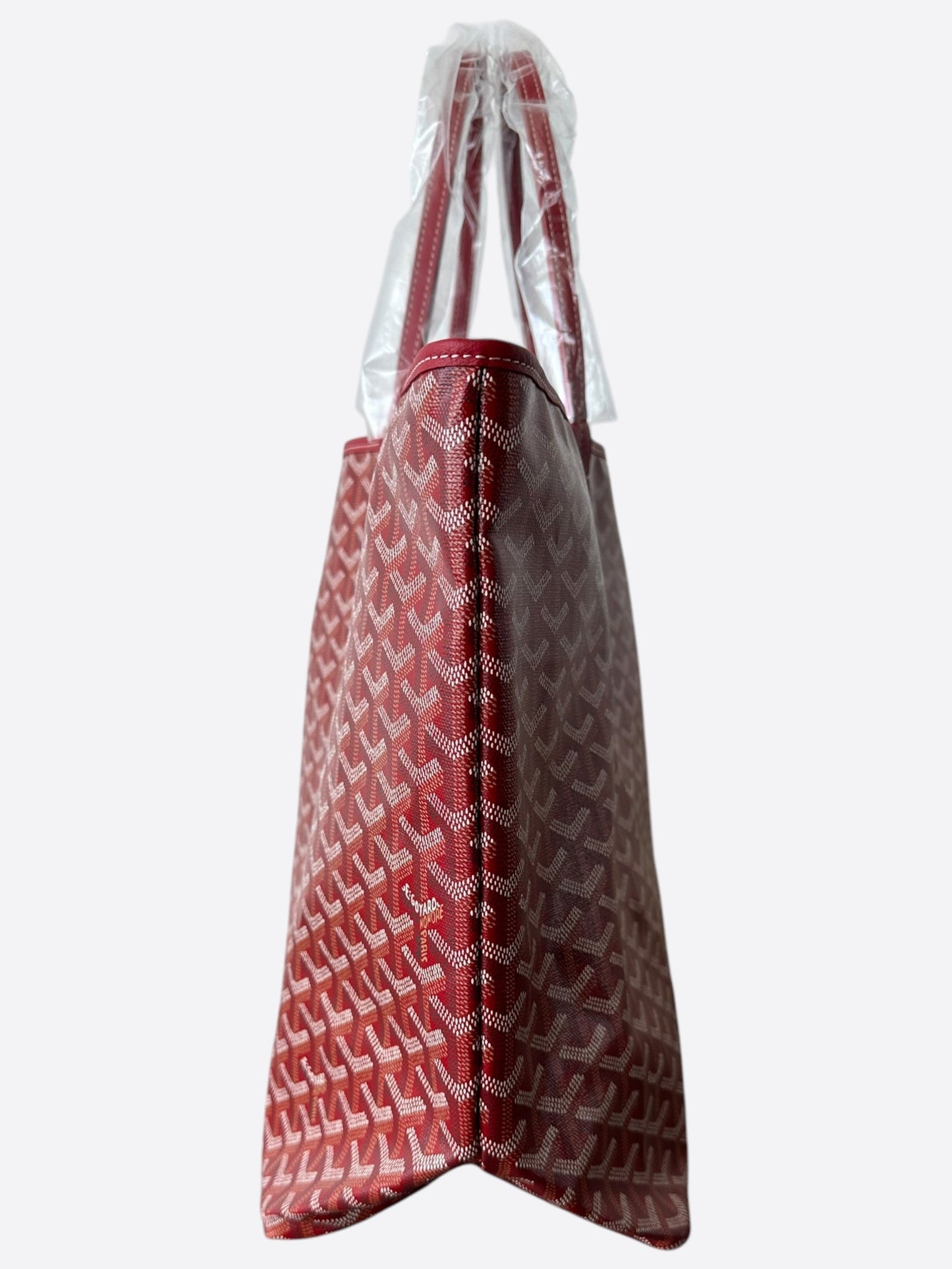 Goyard Red St. Louis GM Tote Bag