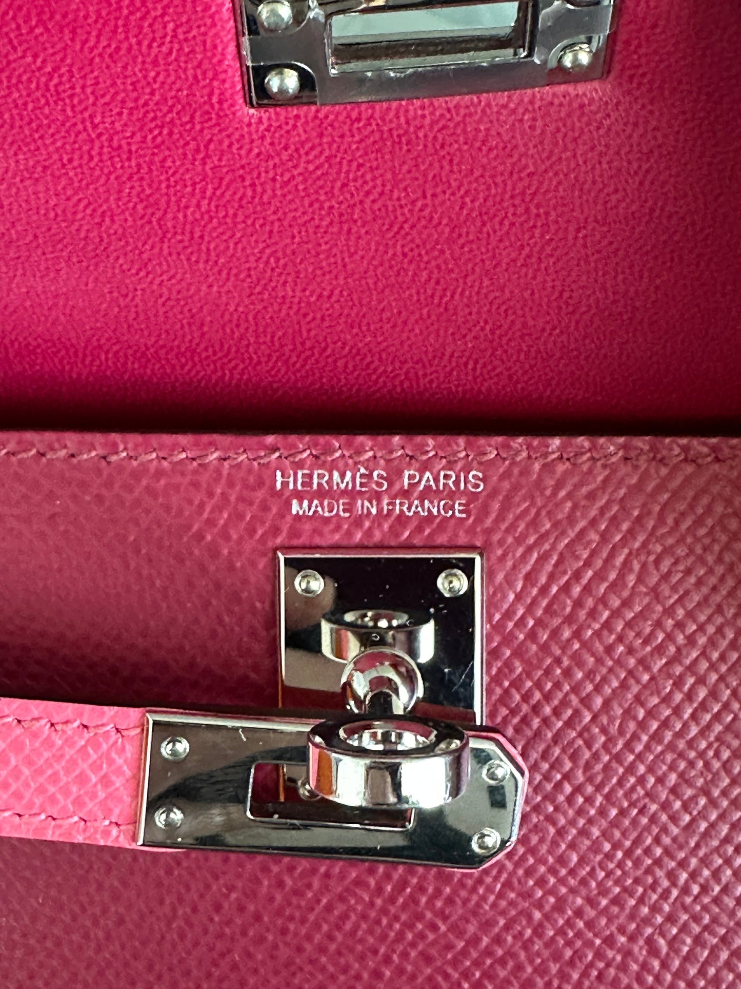 Hermes Tri Color Epsom Mini Kelly 20
