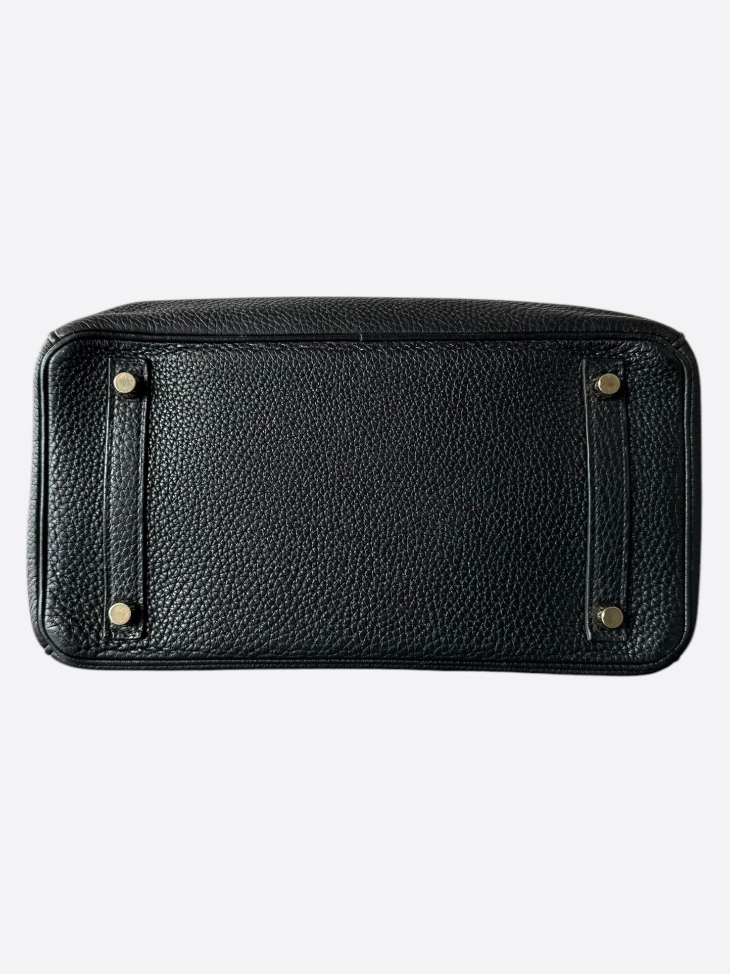 Hermes Black Noir Gold Togo Birkin 30