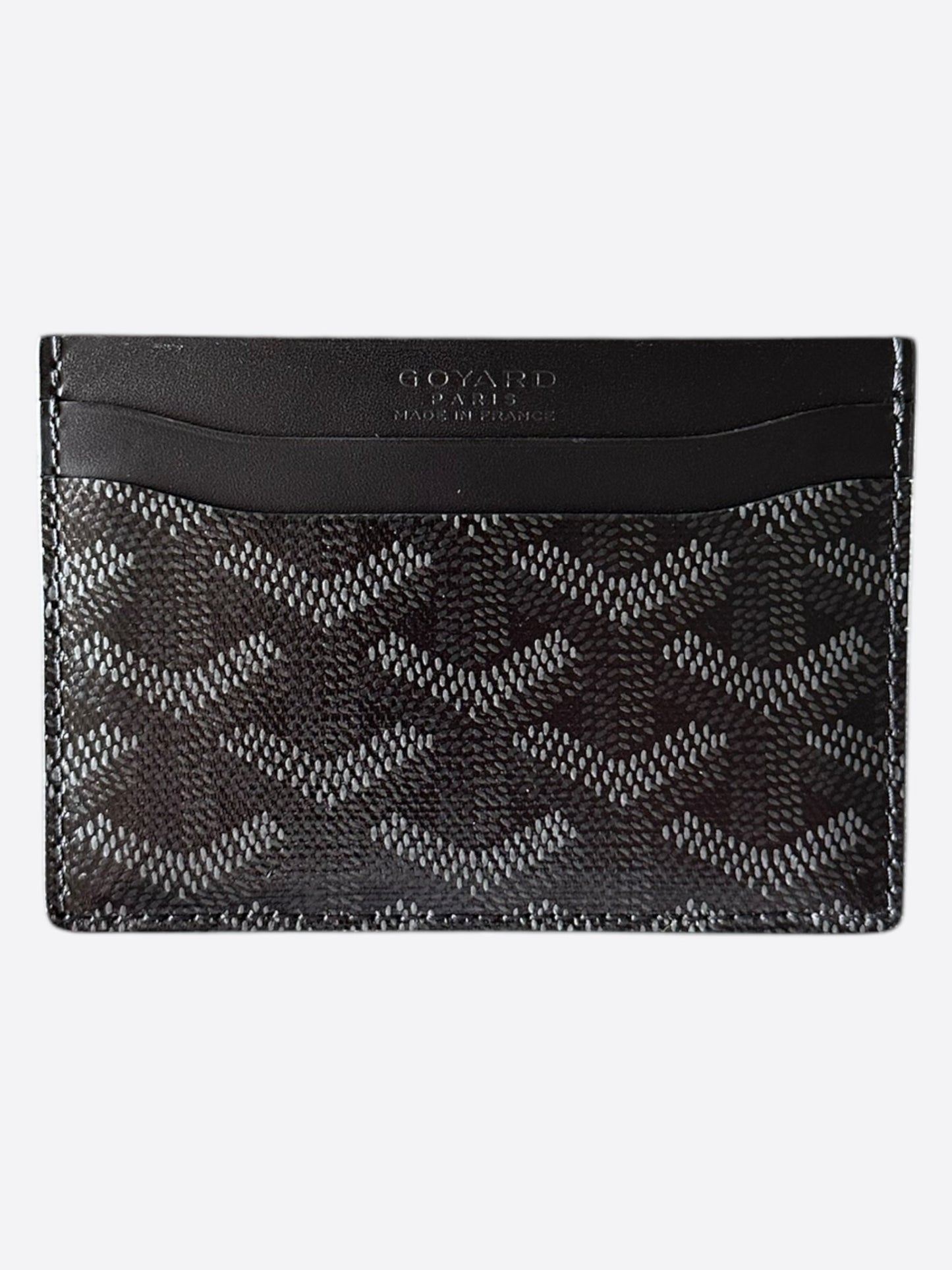 Goyard Jet Black Saint Sulpice Card Holder