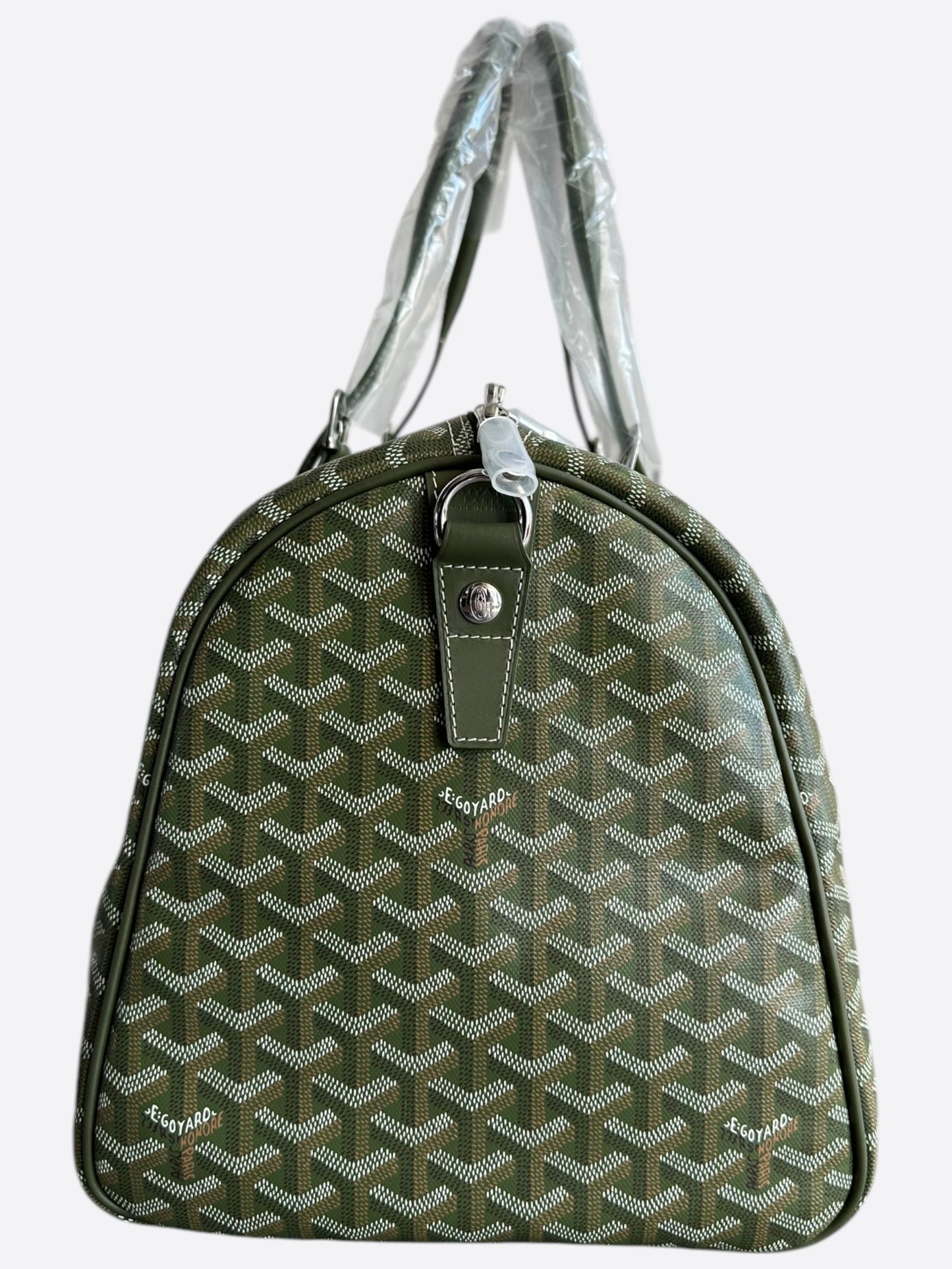 Goyard Khaki Boston 50 Duffel Bag
