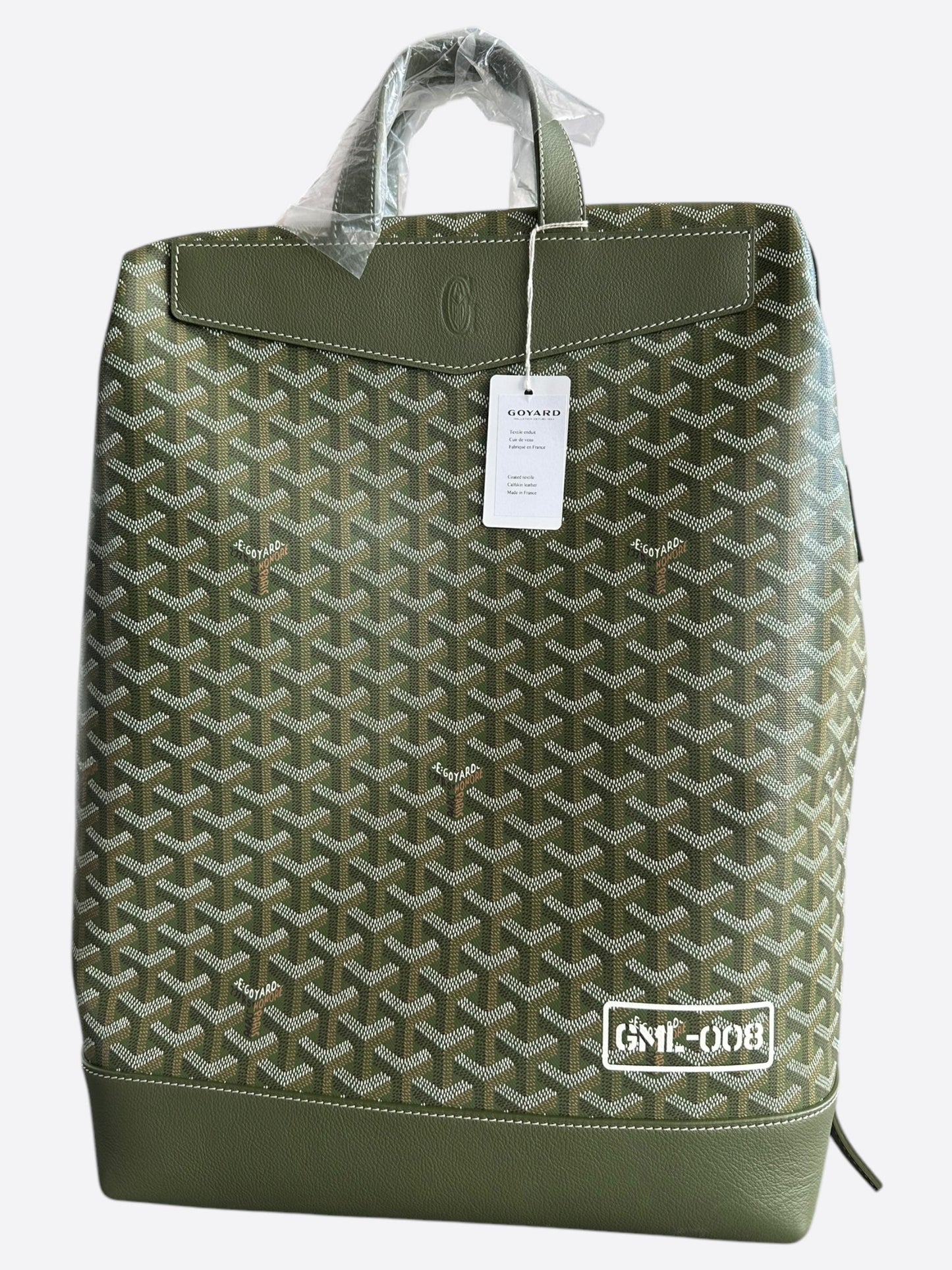 Goyard Khaki Cisalpin Backpack