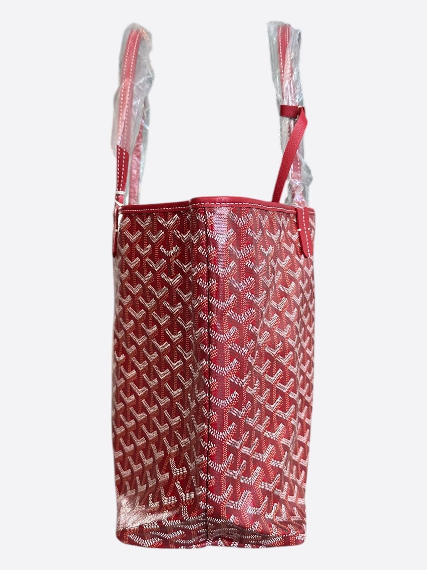 Goyard Red St. Louis PM Tote Bag