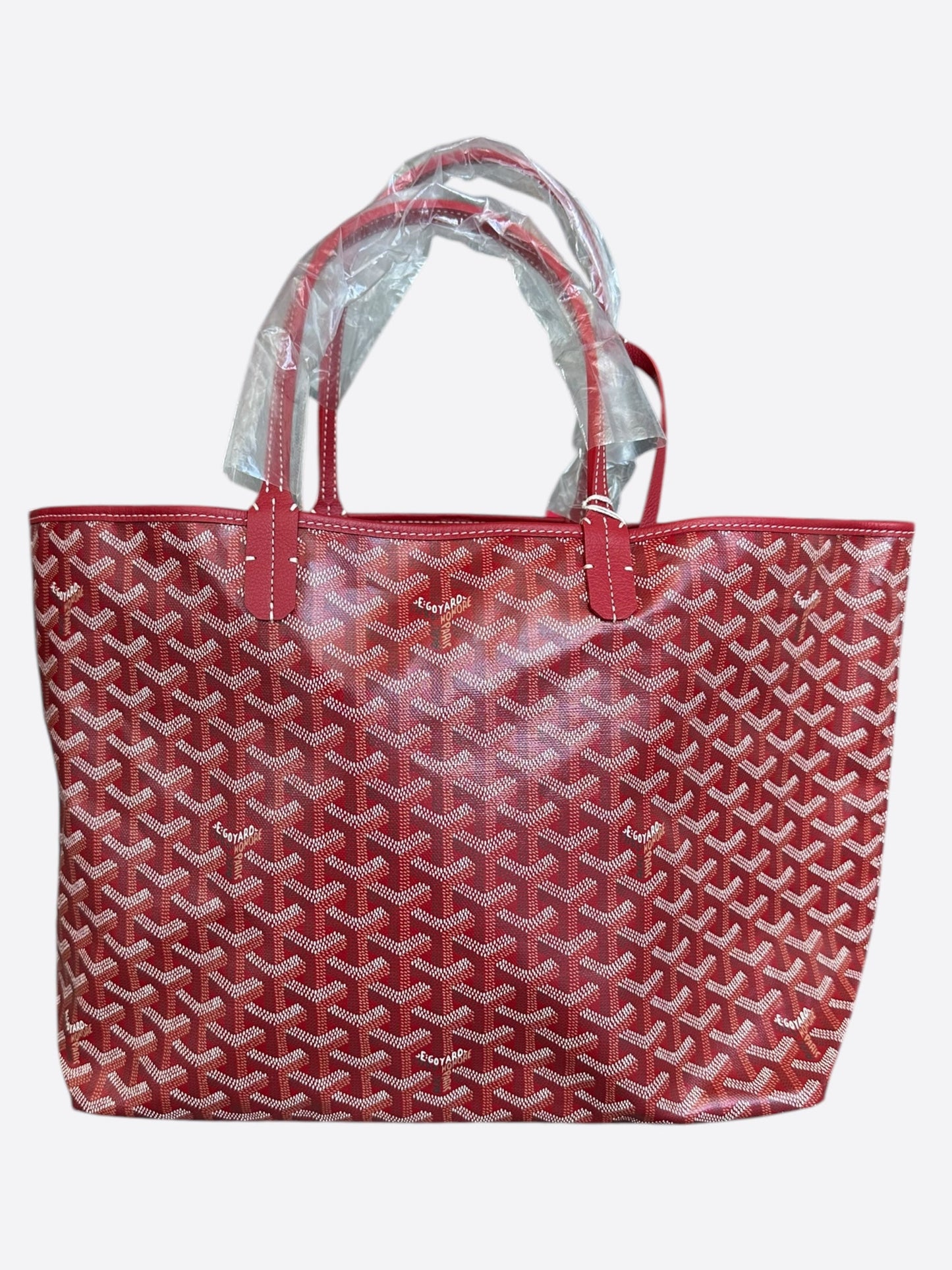 Goyard Red St. Louis PM Tote Bag