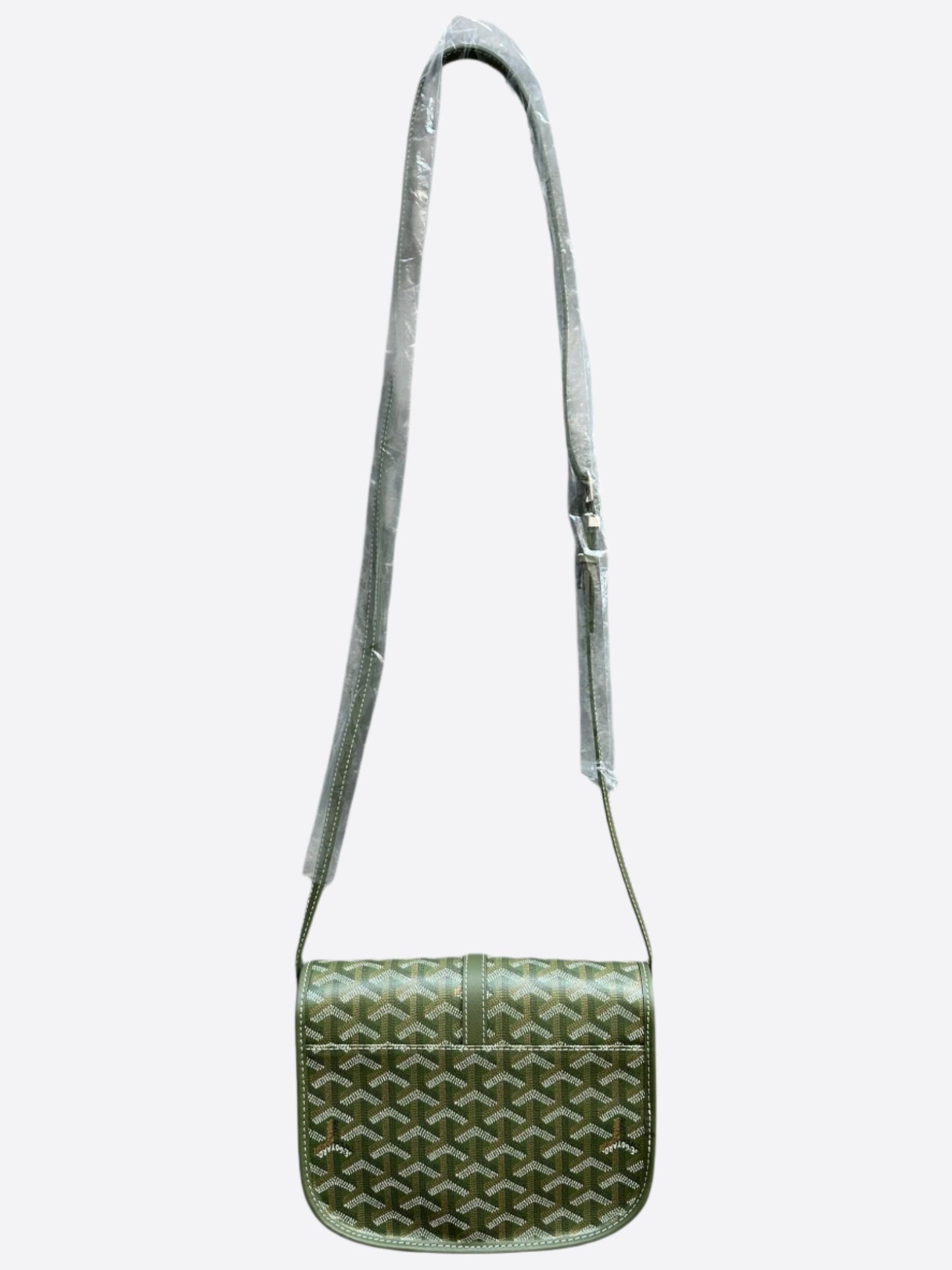 Goyard Khaki Belvedere Messenger Bag