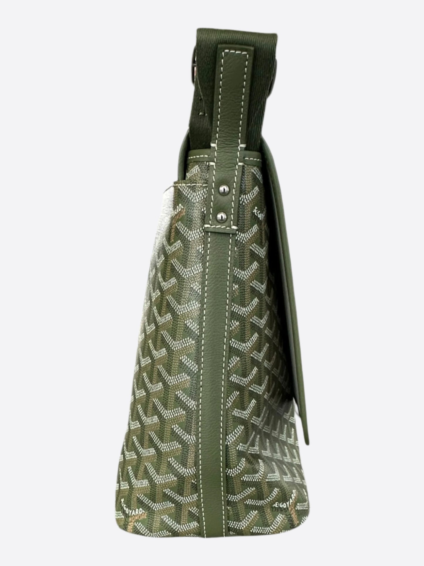 Goyard Khaki Capetien MM Messenger Bag