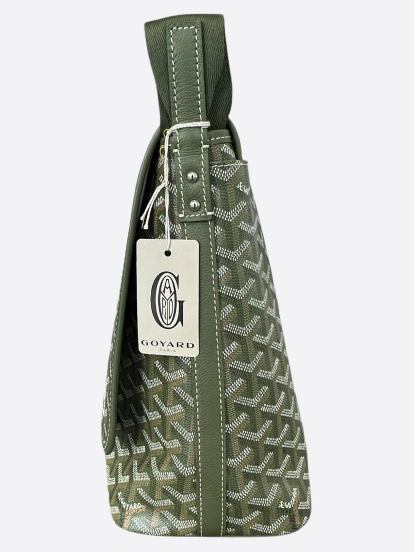 Goyard Khaki Capetien MM Messenger Bag