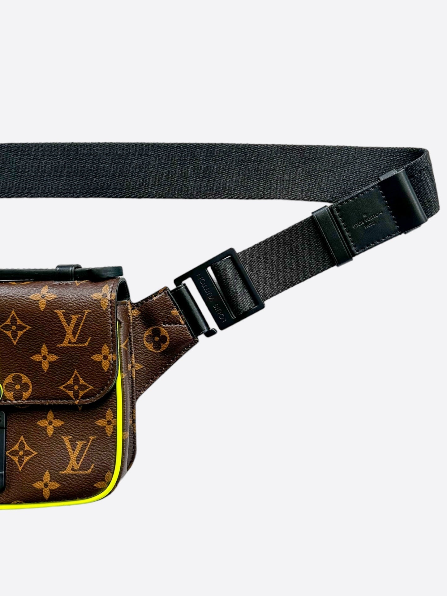 Louis Vuitton Brown & Yellow Monogram S-Lock Messenger