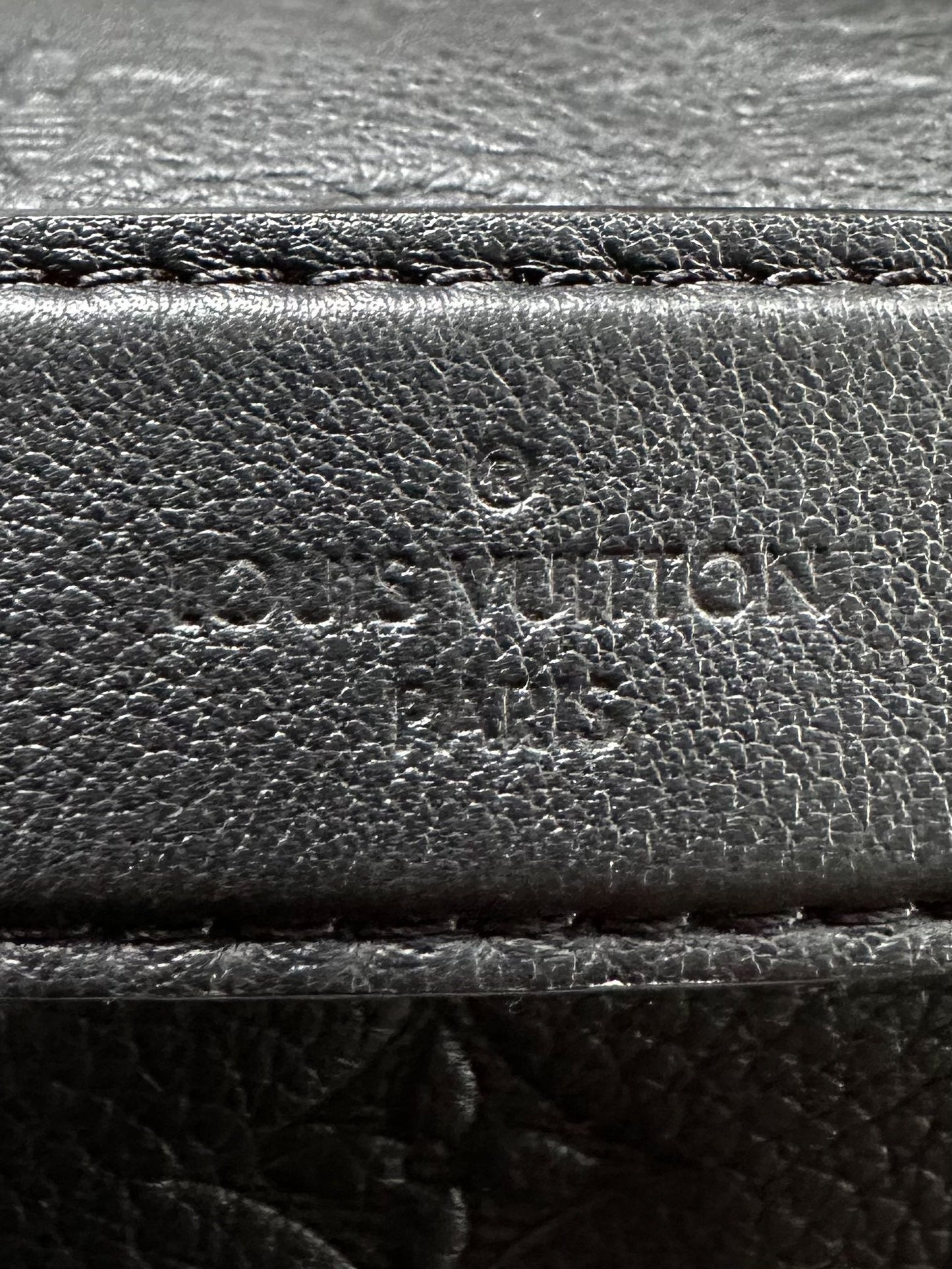 Louis Vuitton Black Shadow Monogram Rush Bumbag