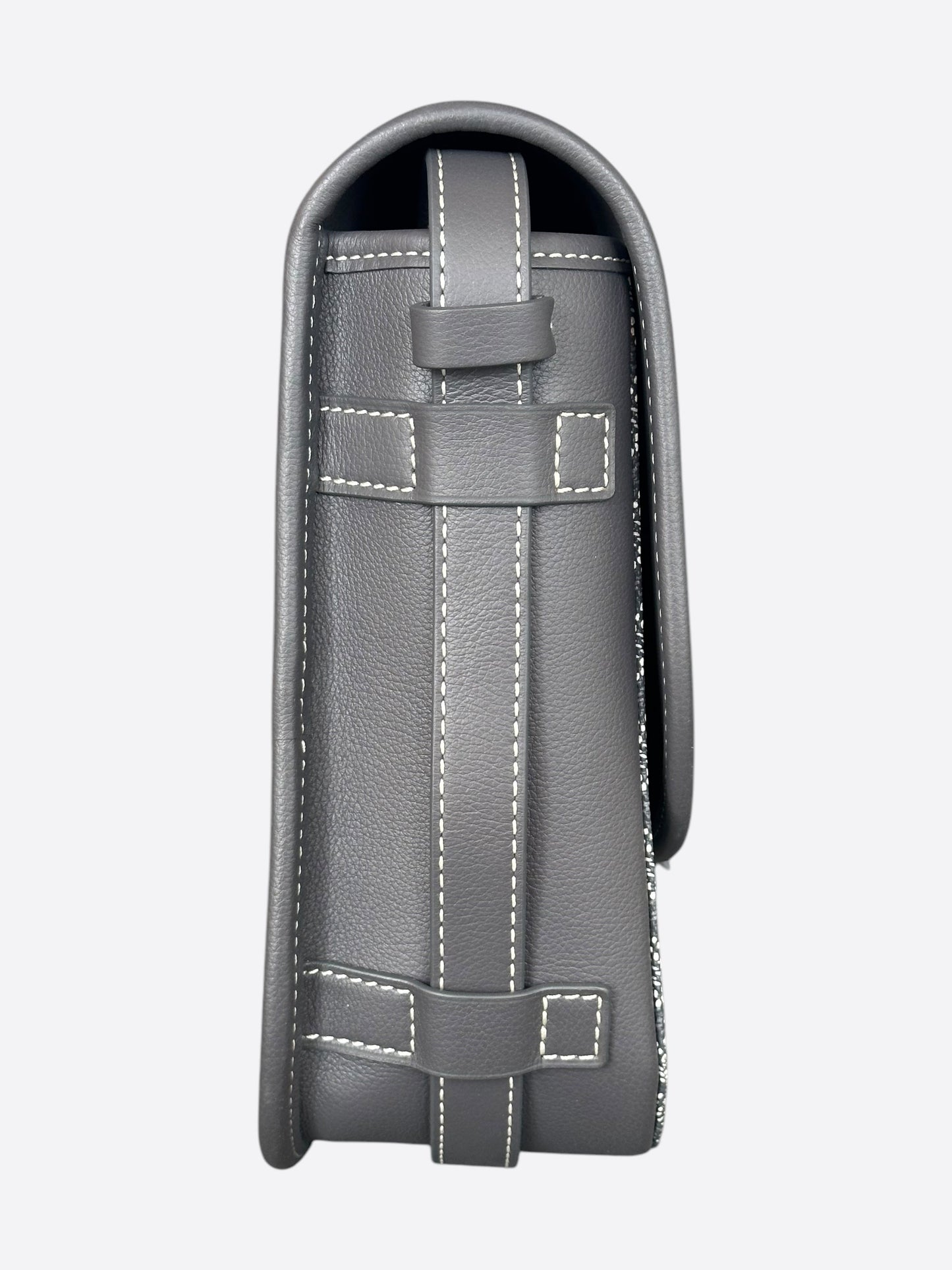 Goyard Grey Belvedere MM Messenger Bag
