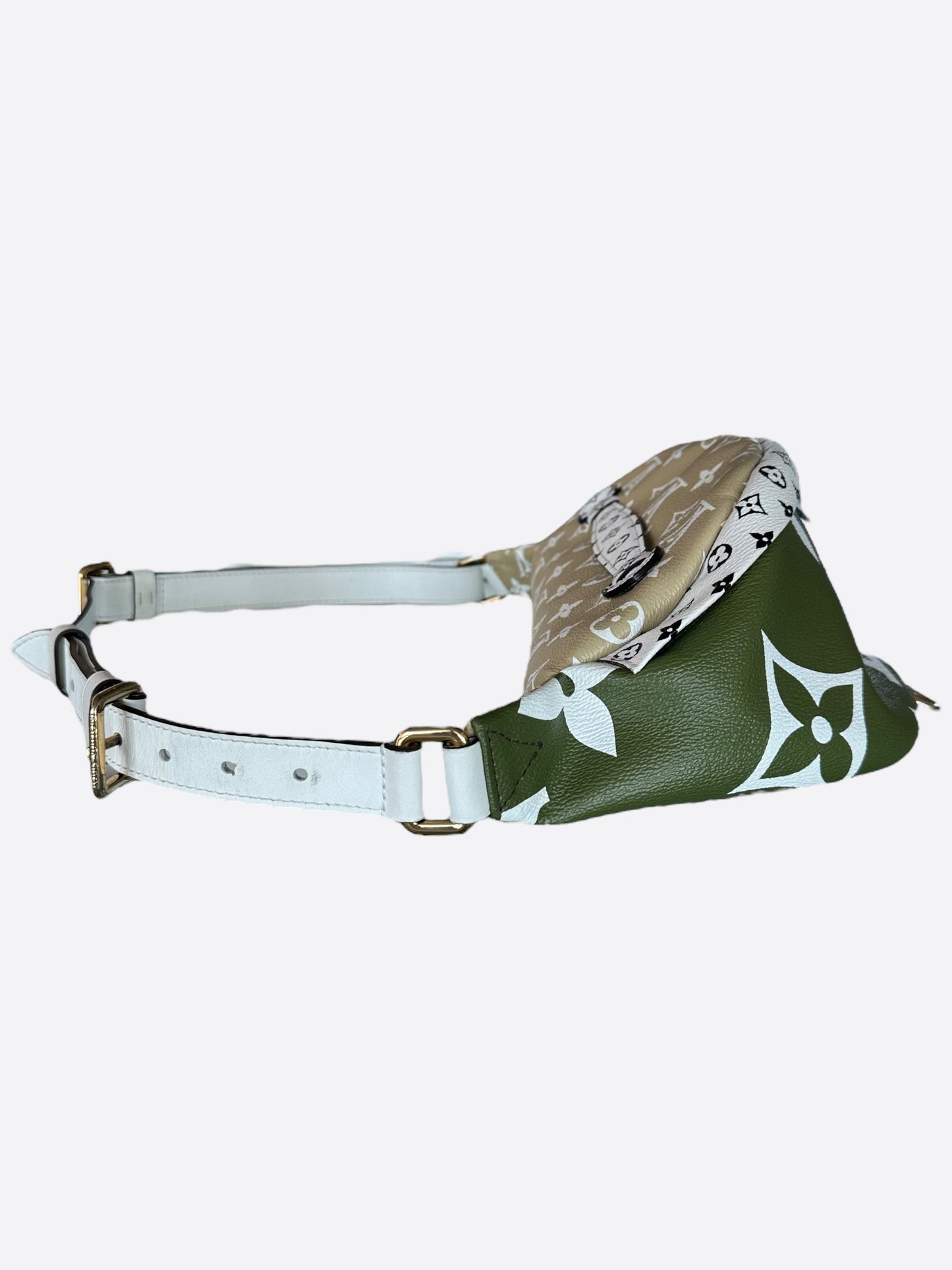 Louis Vuitton Olive & White Empriente Monogram Bumbag