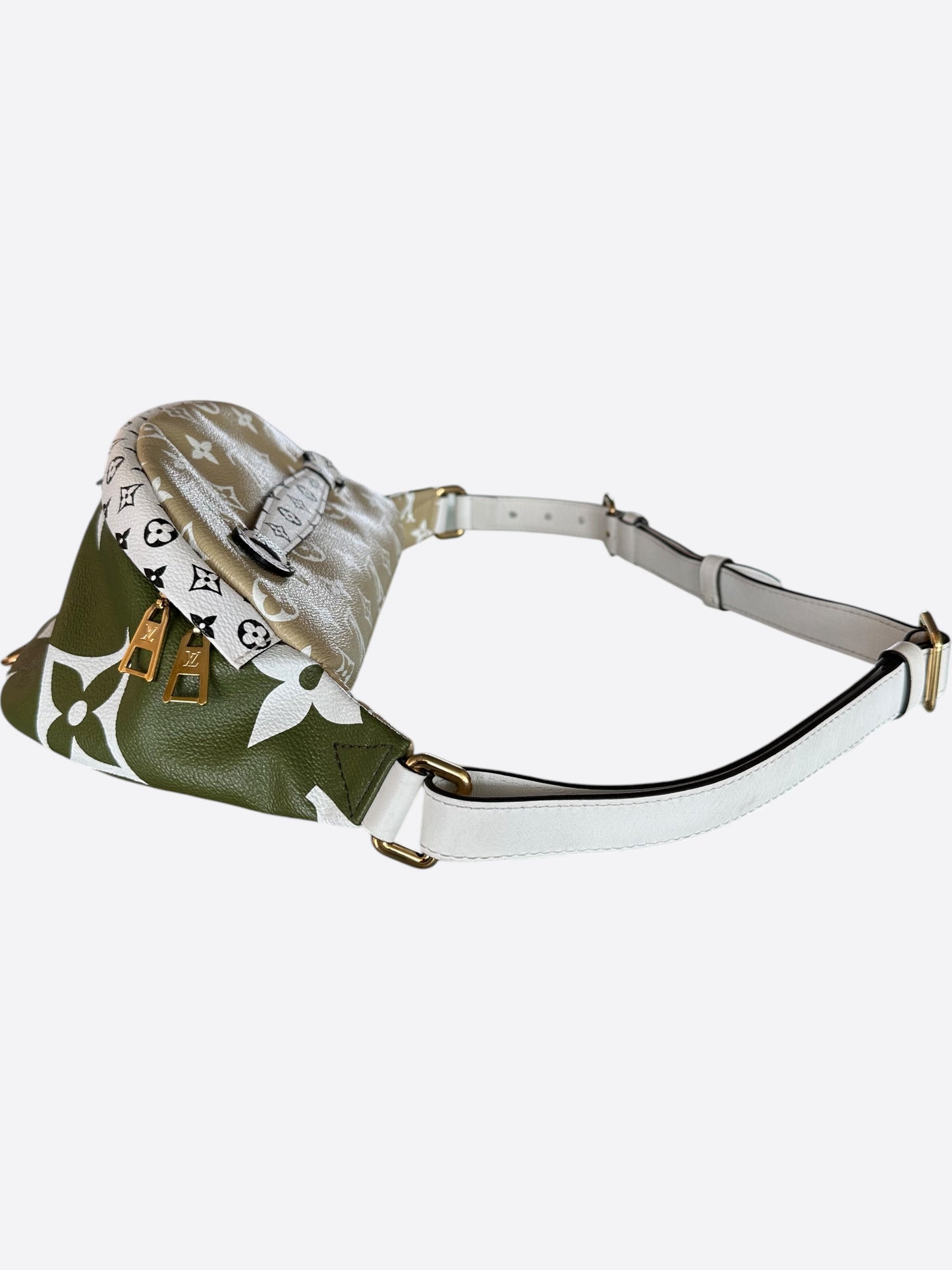Louis Vuitton Olive & White Empriente Monogram Bumbag