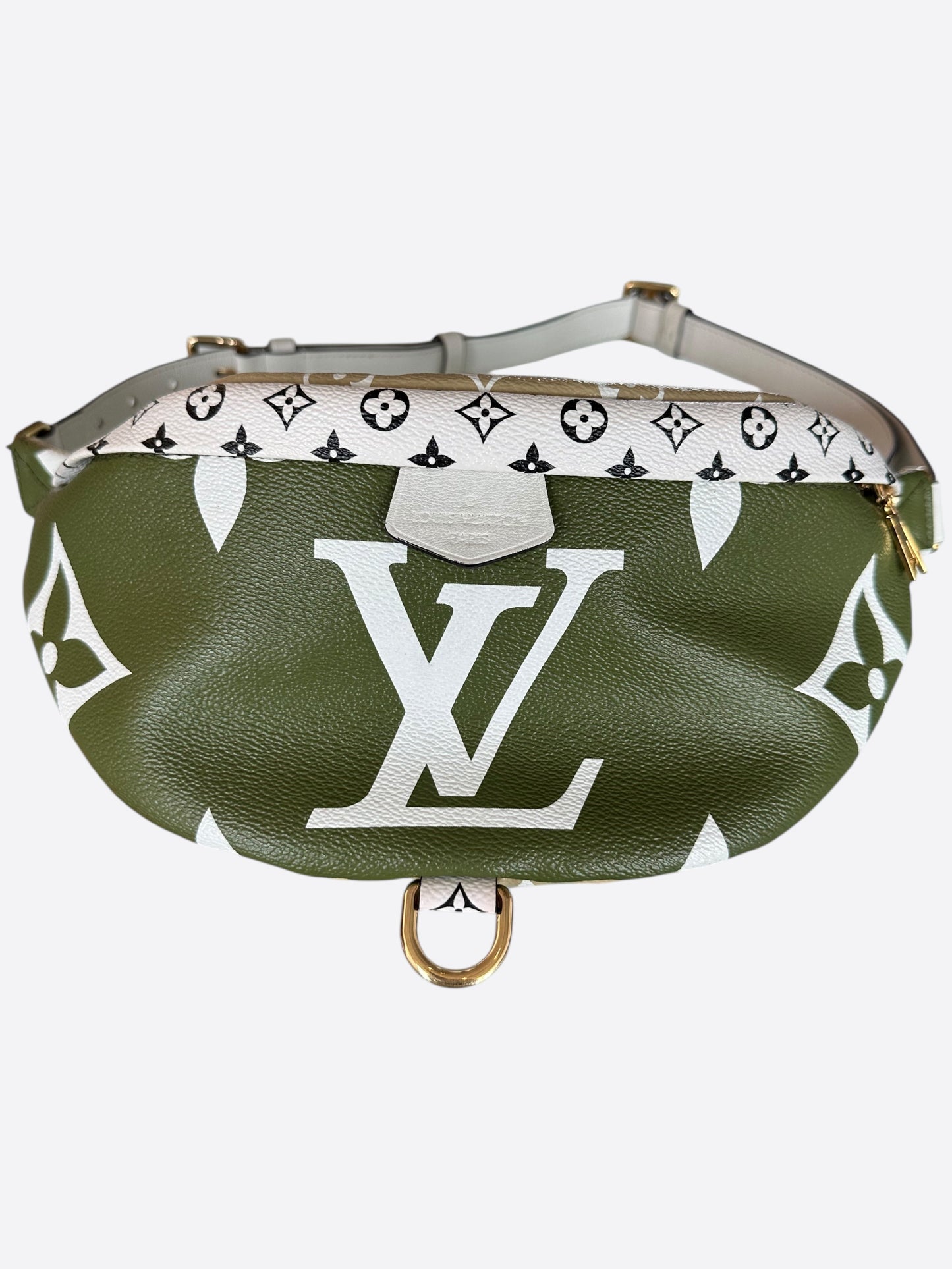 Louis Vuitton Olive & White Empriente Monogram Bumbag