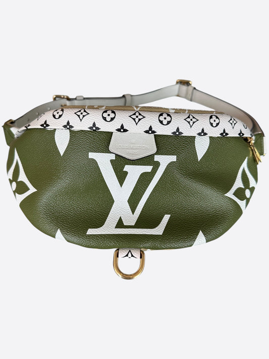 Louis Vuitton Olive & White Empriente Monogram Bumbag