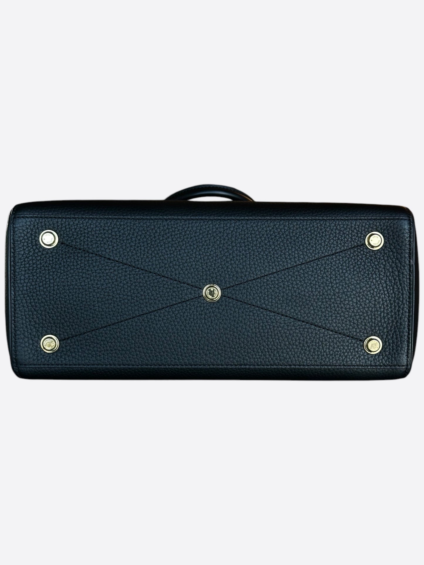 Louis Vuitton Black Taurillon Vendome MM