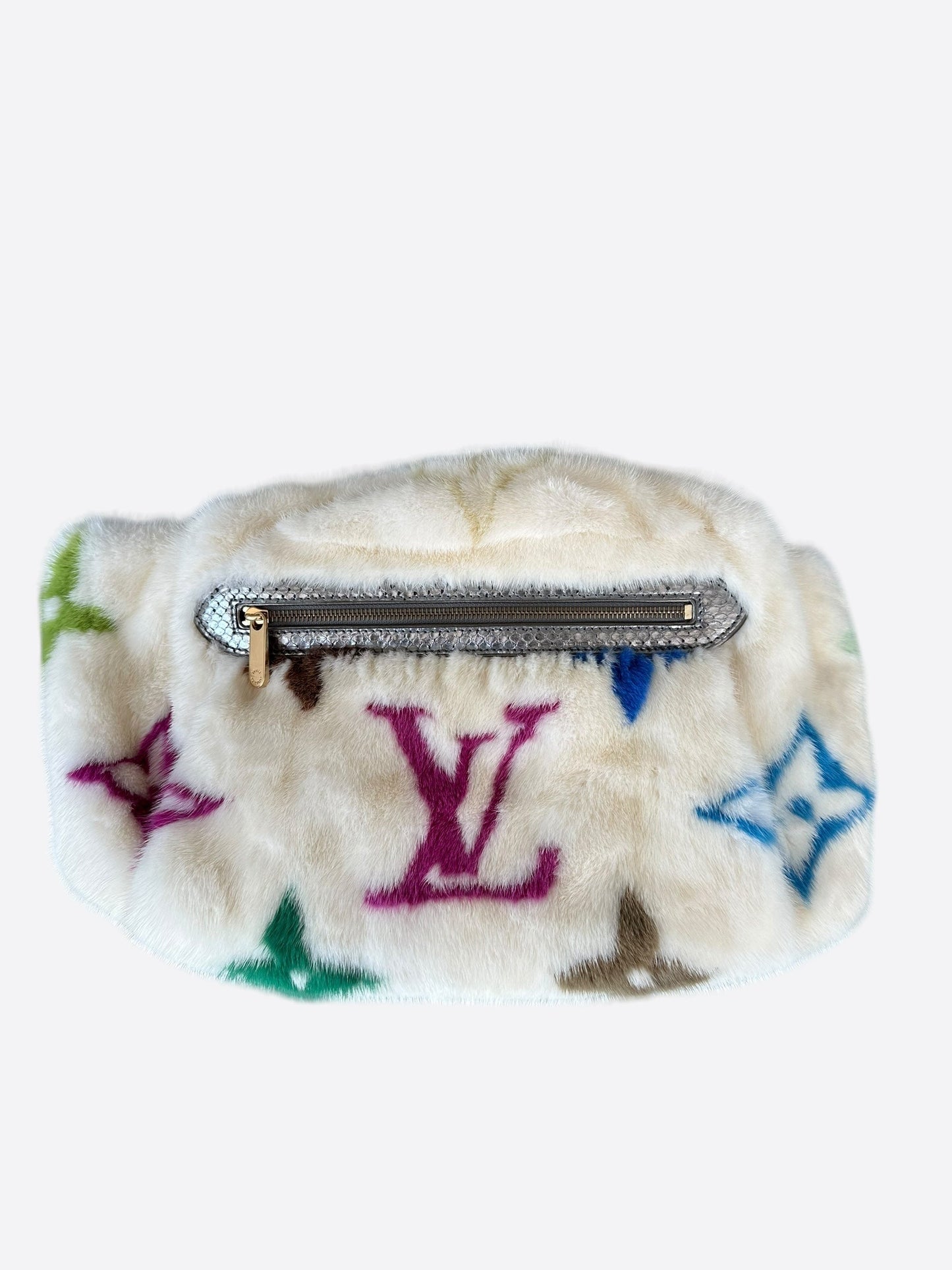 Louis Vuitton Takashi Murakami Multicolor Monogram Mink Bumbag