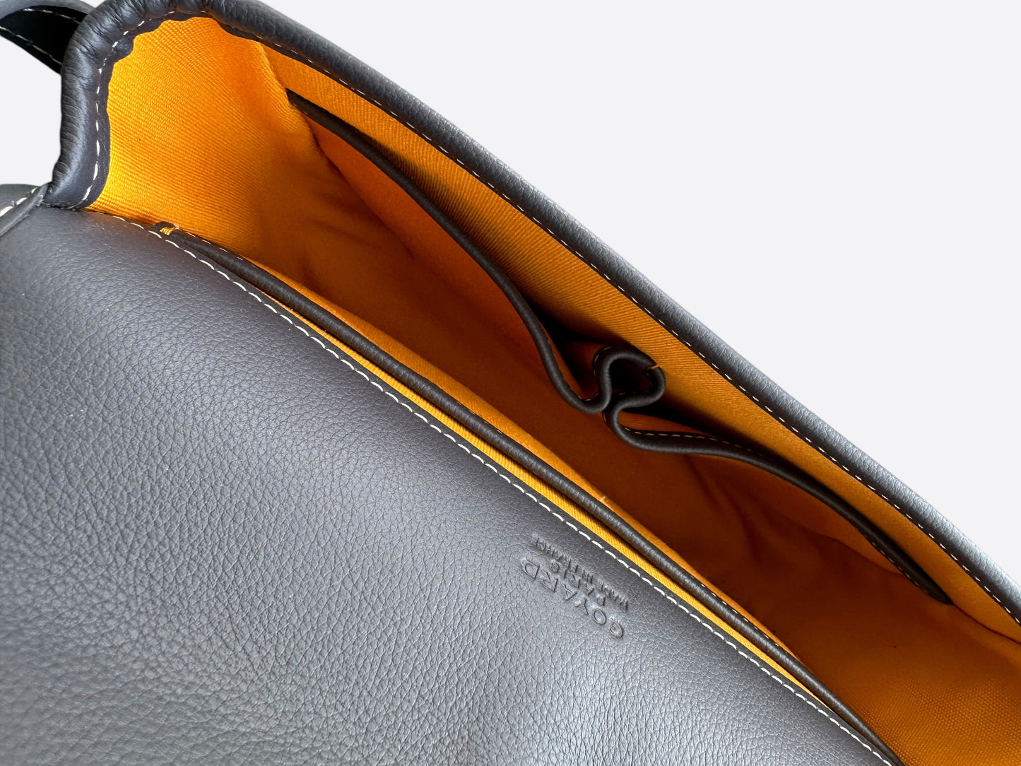 Goyard Grey Belvedere Messenger Bag