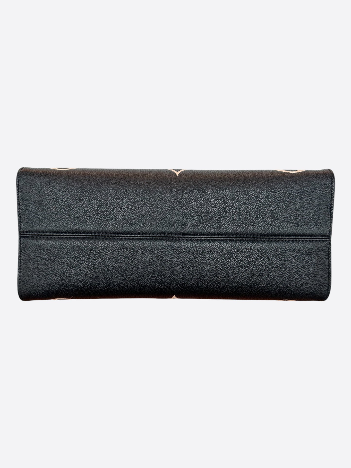 Louis Vuitton Black & Cream Monogram Empreinte OnTheGo MM