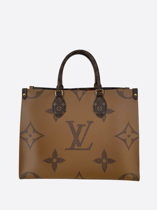 Louis Vuitton Brown Reverse Monogram OnTheGo MM