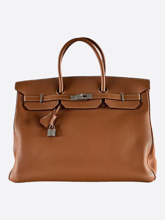Hermes Brown Togo Birkin 40