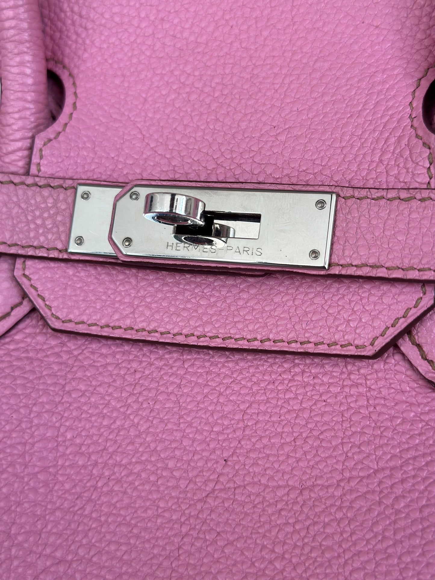 Hermes Custom Candy Pink Togo Birkin 30