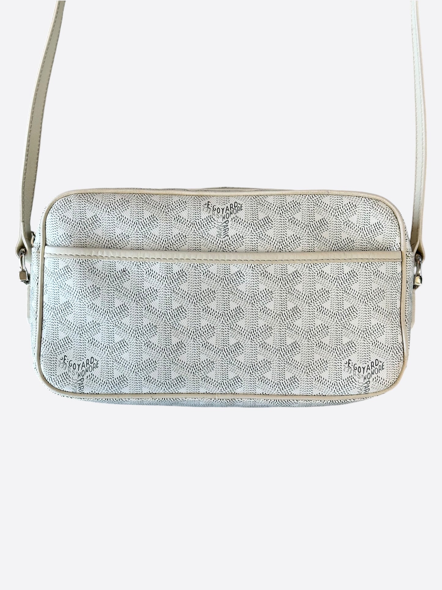 Goyard White Cap Vert Messenger Bag