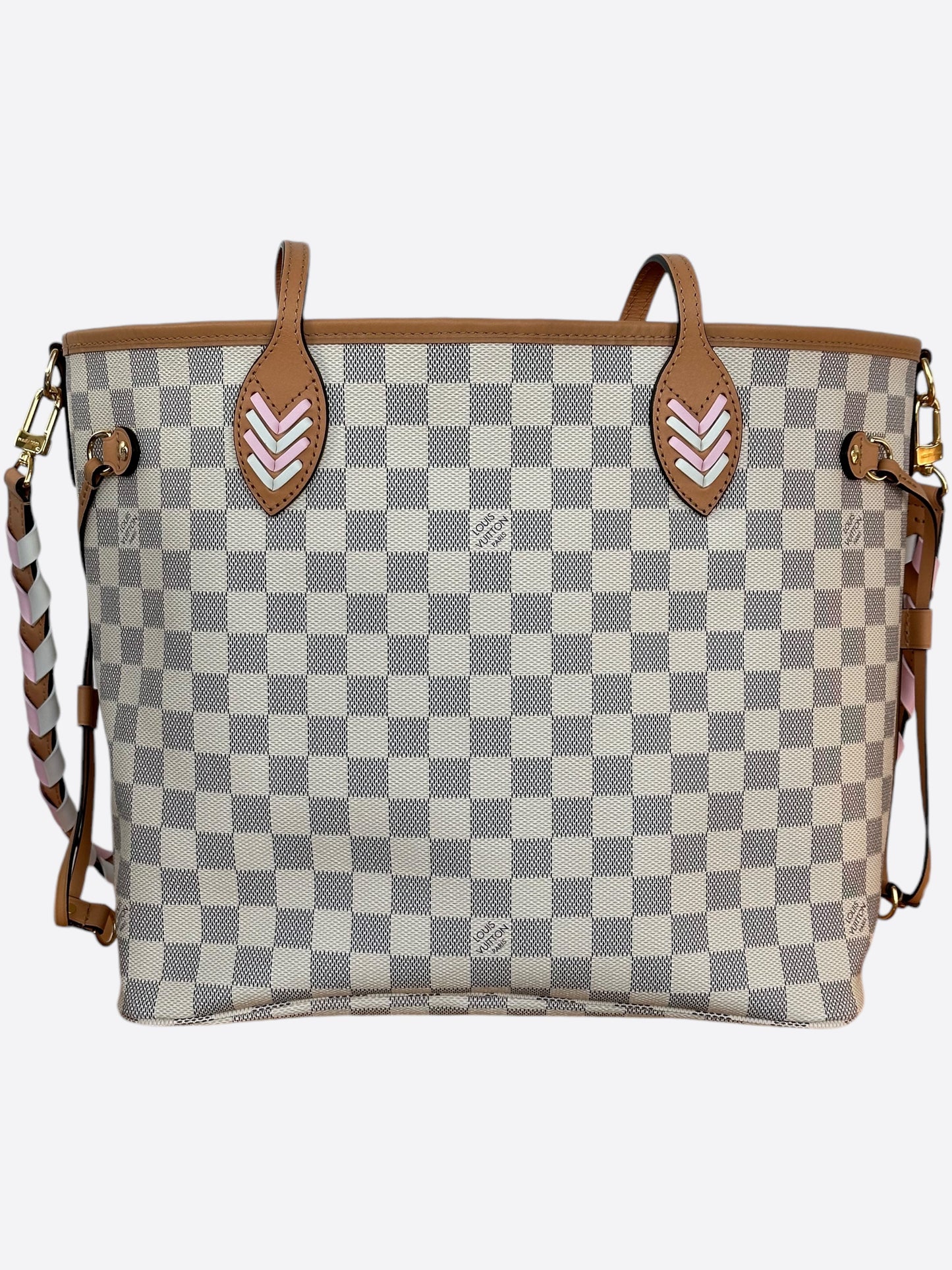 Louis Vuitton Damier Azur Braided Neverfull MM