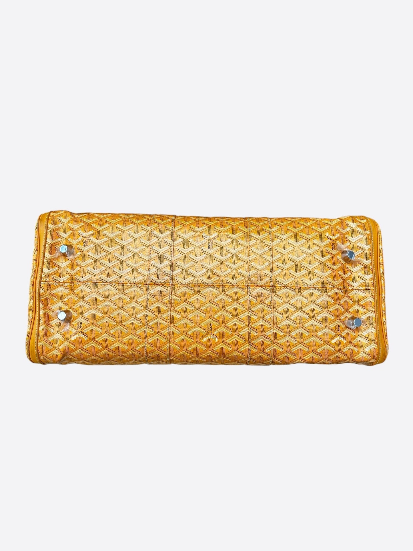 Goyard Yellow Croisiere 50 Duffel Bag