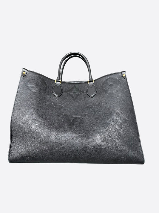 Louis Vuitton Black Monogram Empreinte OnTheGo GM