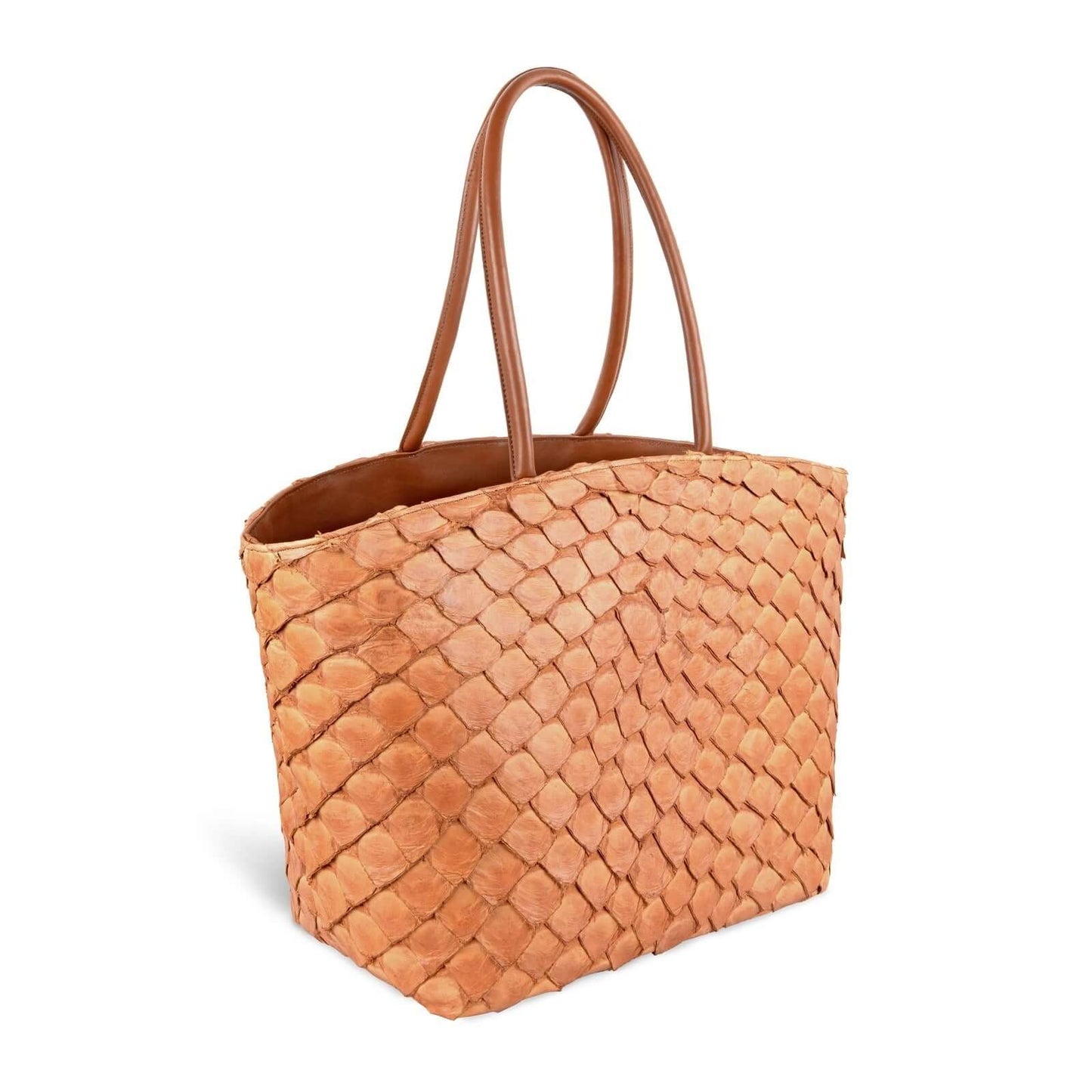 Delray Shopper - Cognac Pirarucu