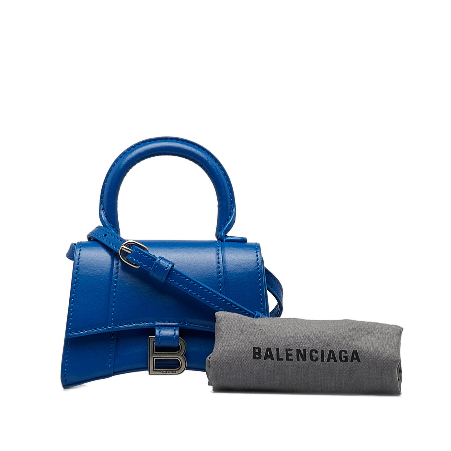 Balenciaga Mini Hourglass Blue