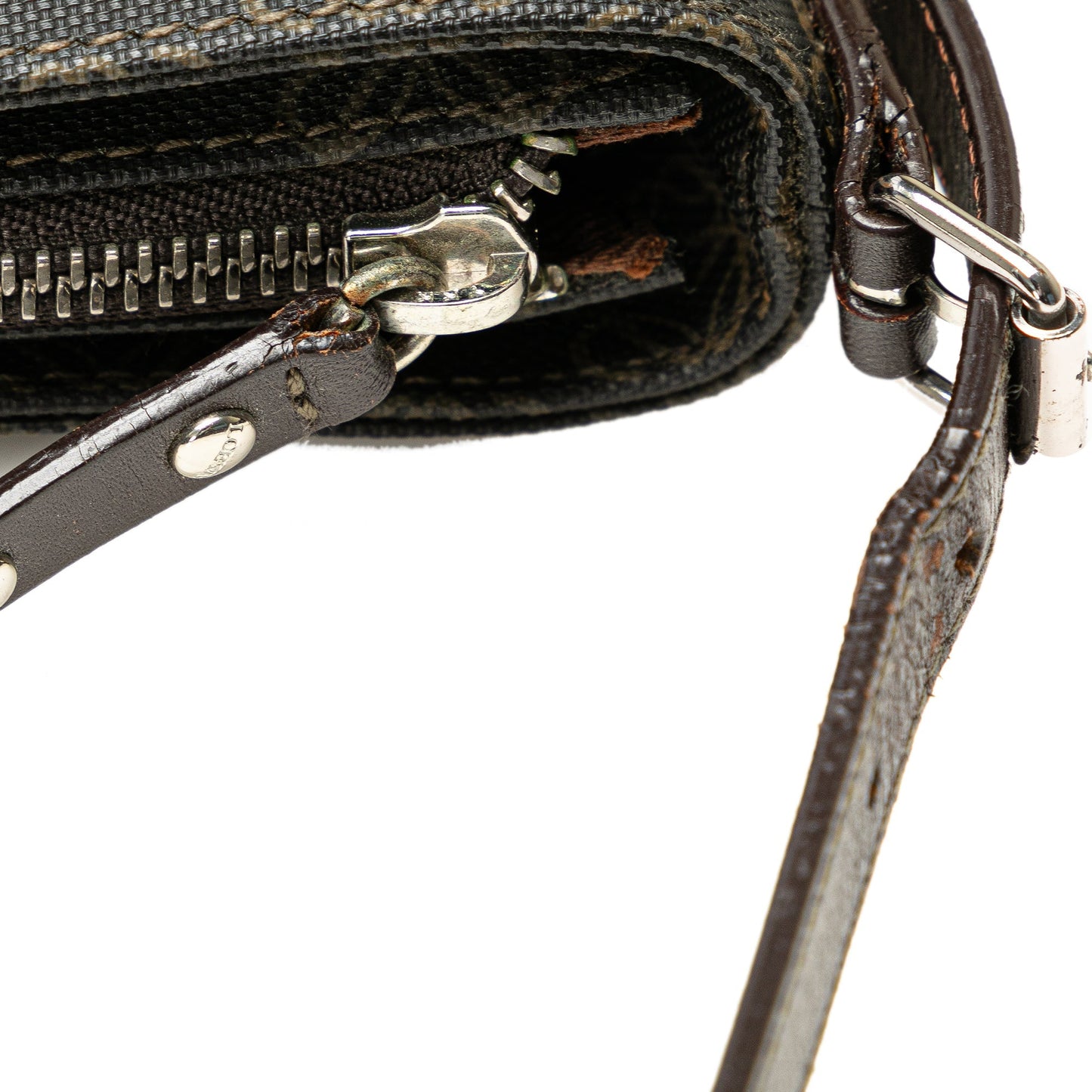 LOEWE Anagram Canvas Crossbody Black