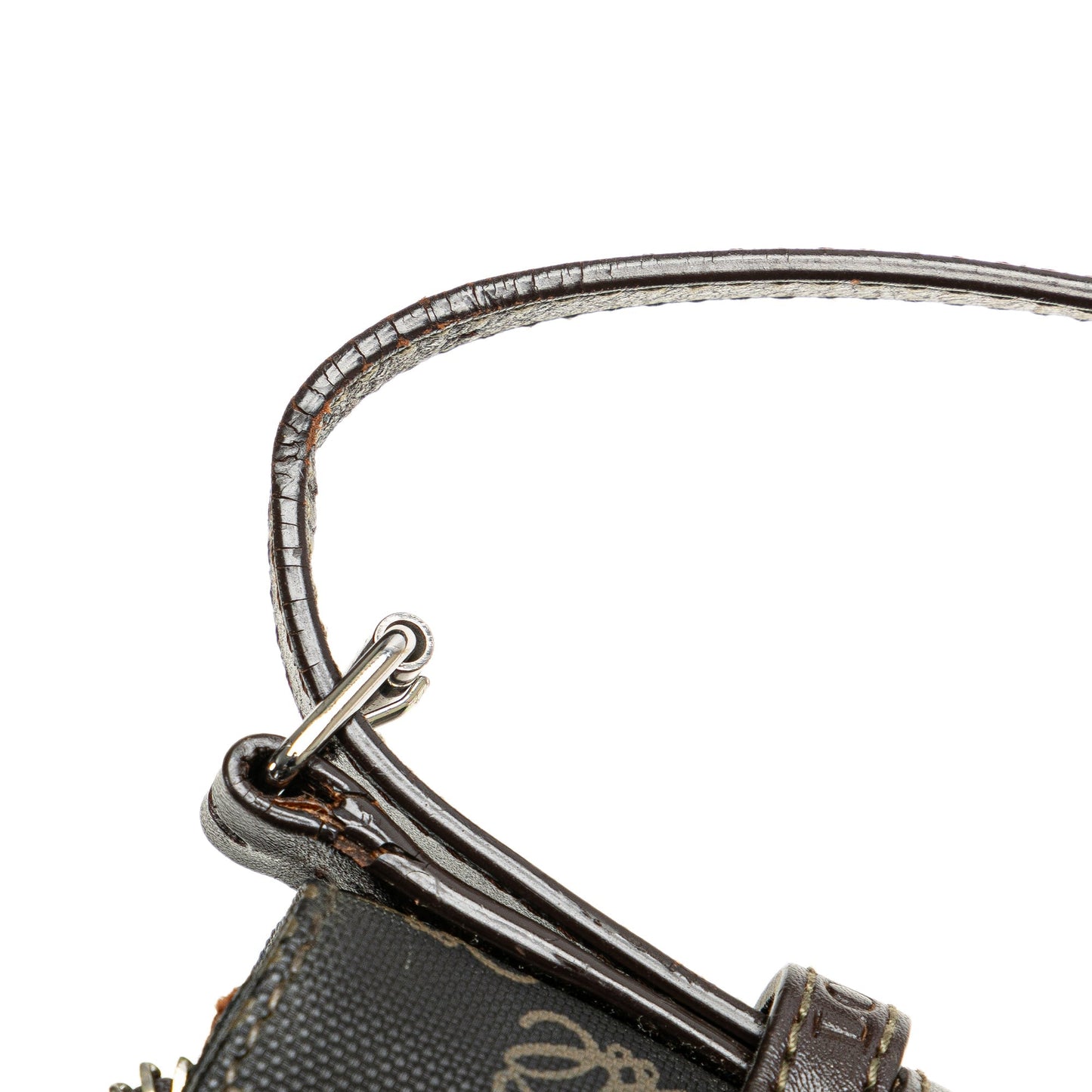 LOEWE Anagram Canvas Crossbody Black