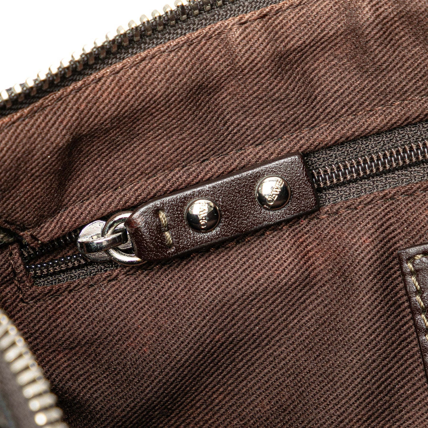 LOEWE Anagram Canvas Crossbody Black