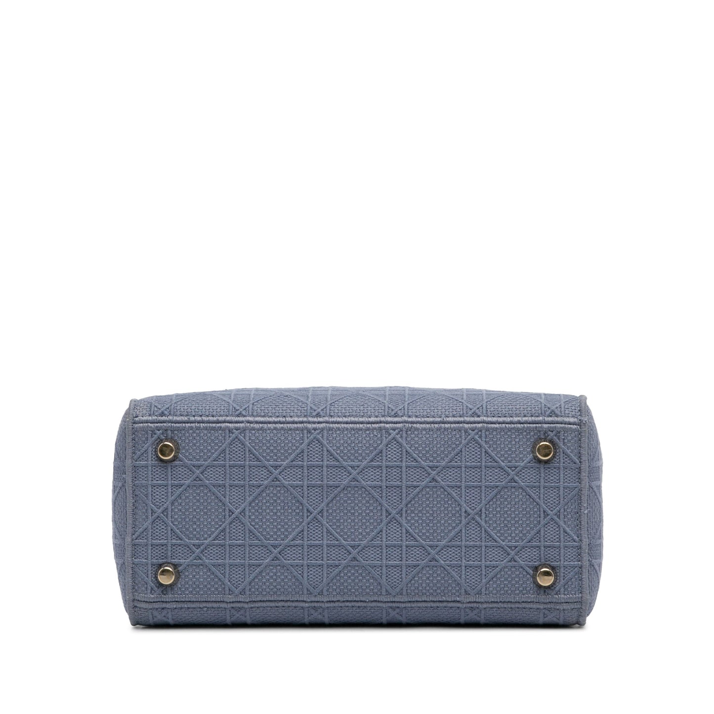 Dior Medium Cannage Lady D-Lite Blue