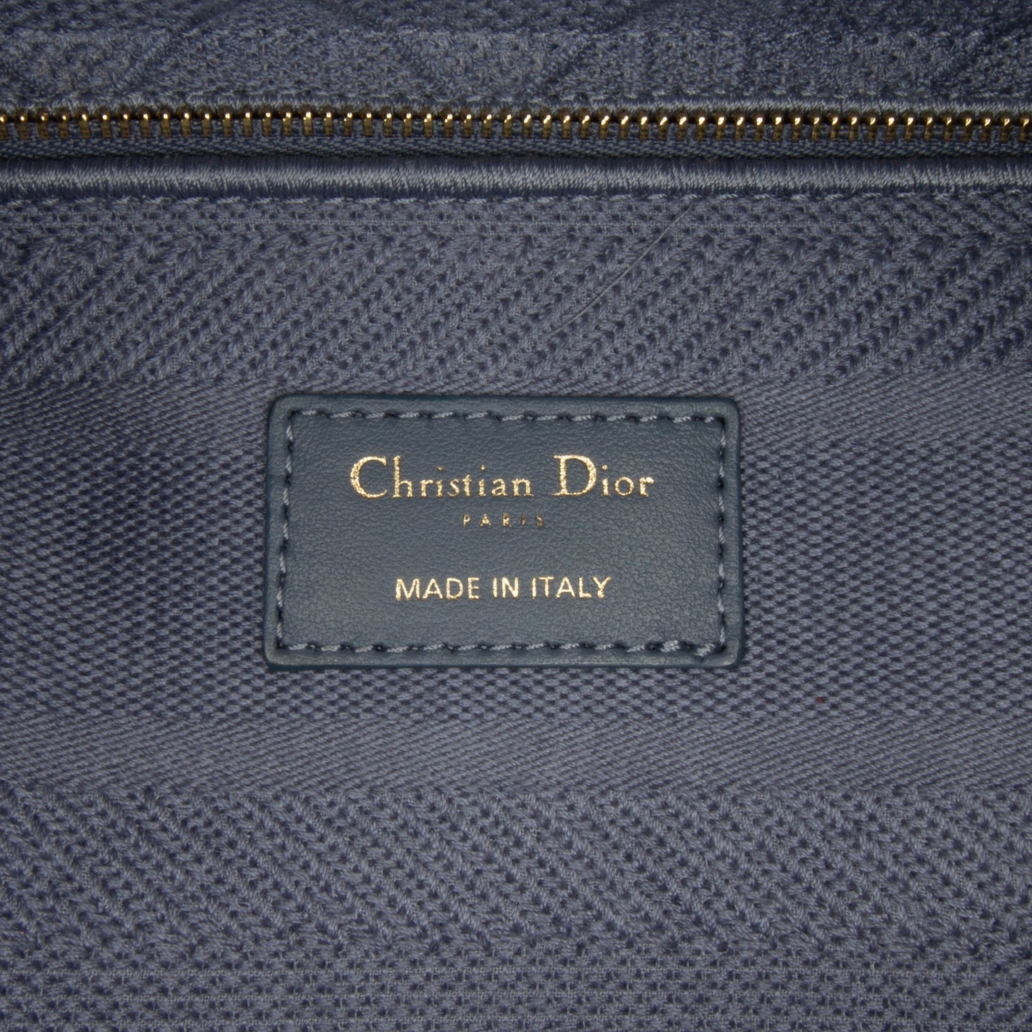 Dior Medium Cannage Lady D-Lite Blue
