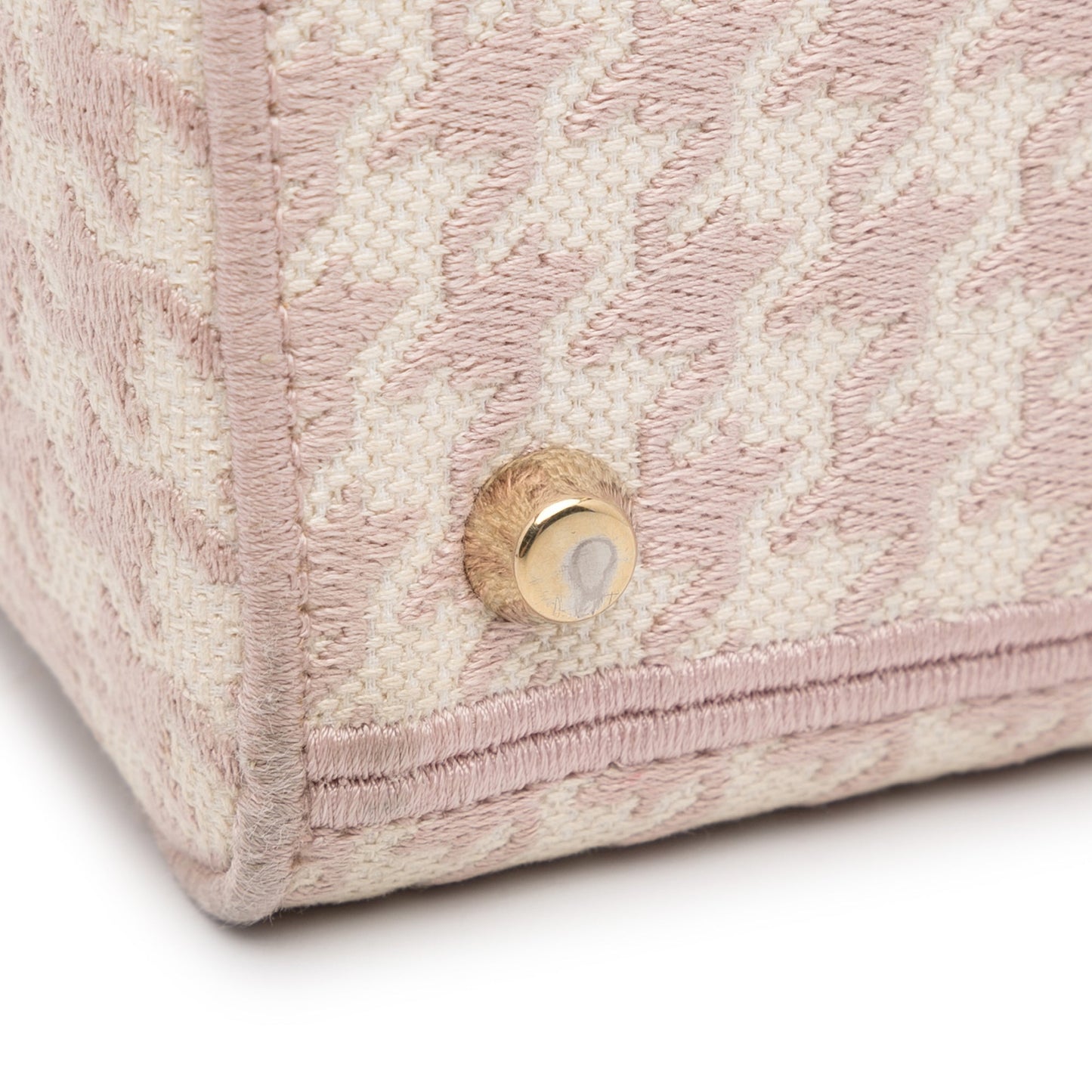 Dior Small Houndstooth Lady D-Lite Pink